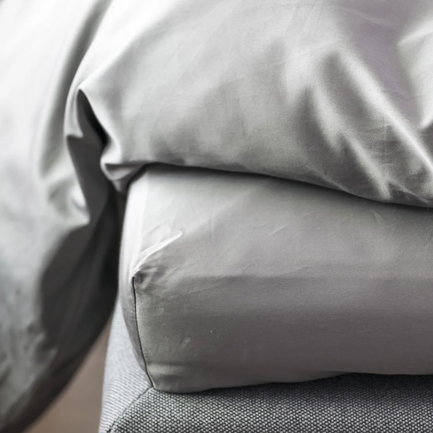 Borås Cotton Lagner Cloud Kuvertlagen i Hvid, B90 x L210 cm, 2
