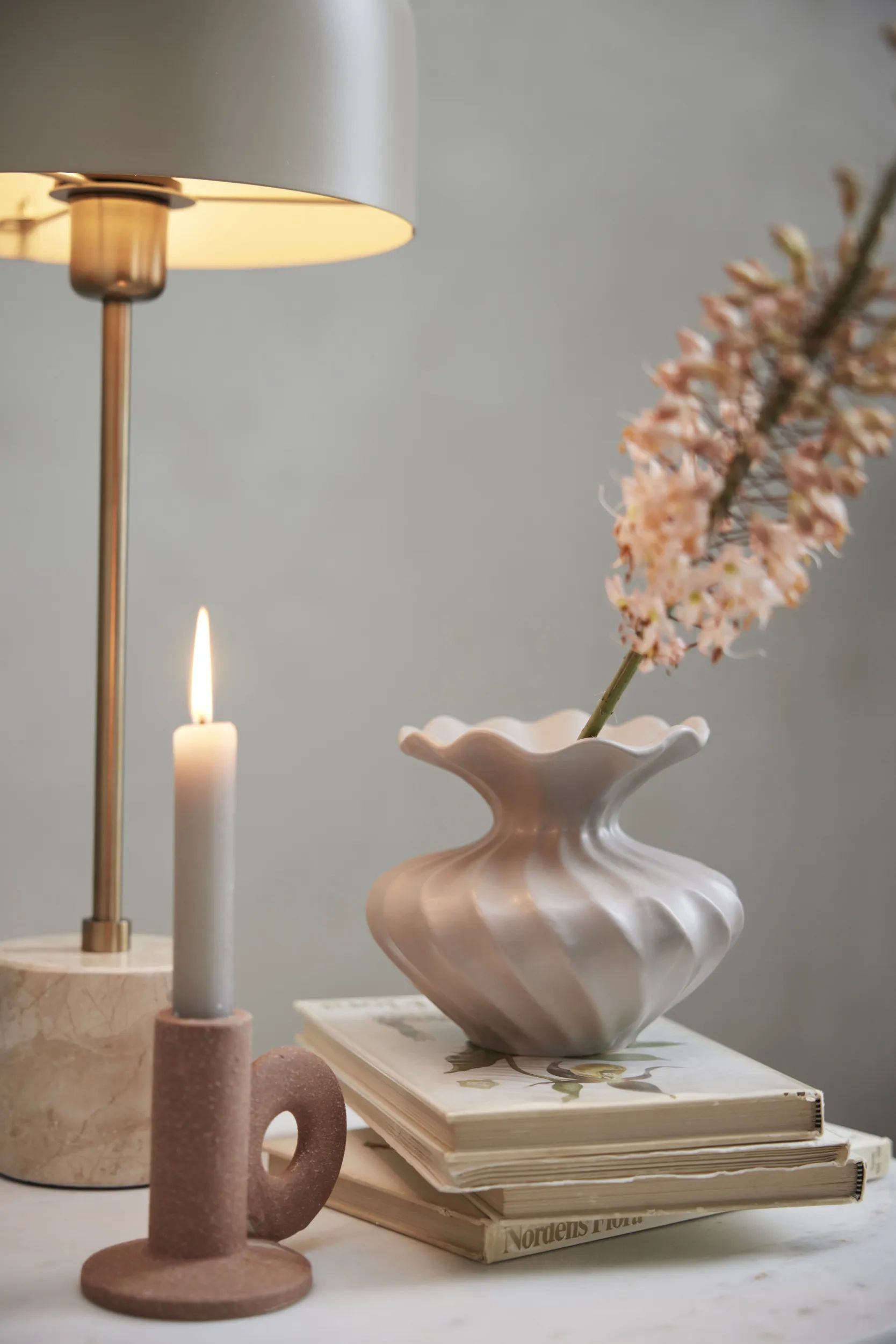 Lene Bjerre Vaser Susille Vase i sand, 14 cm, 3