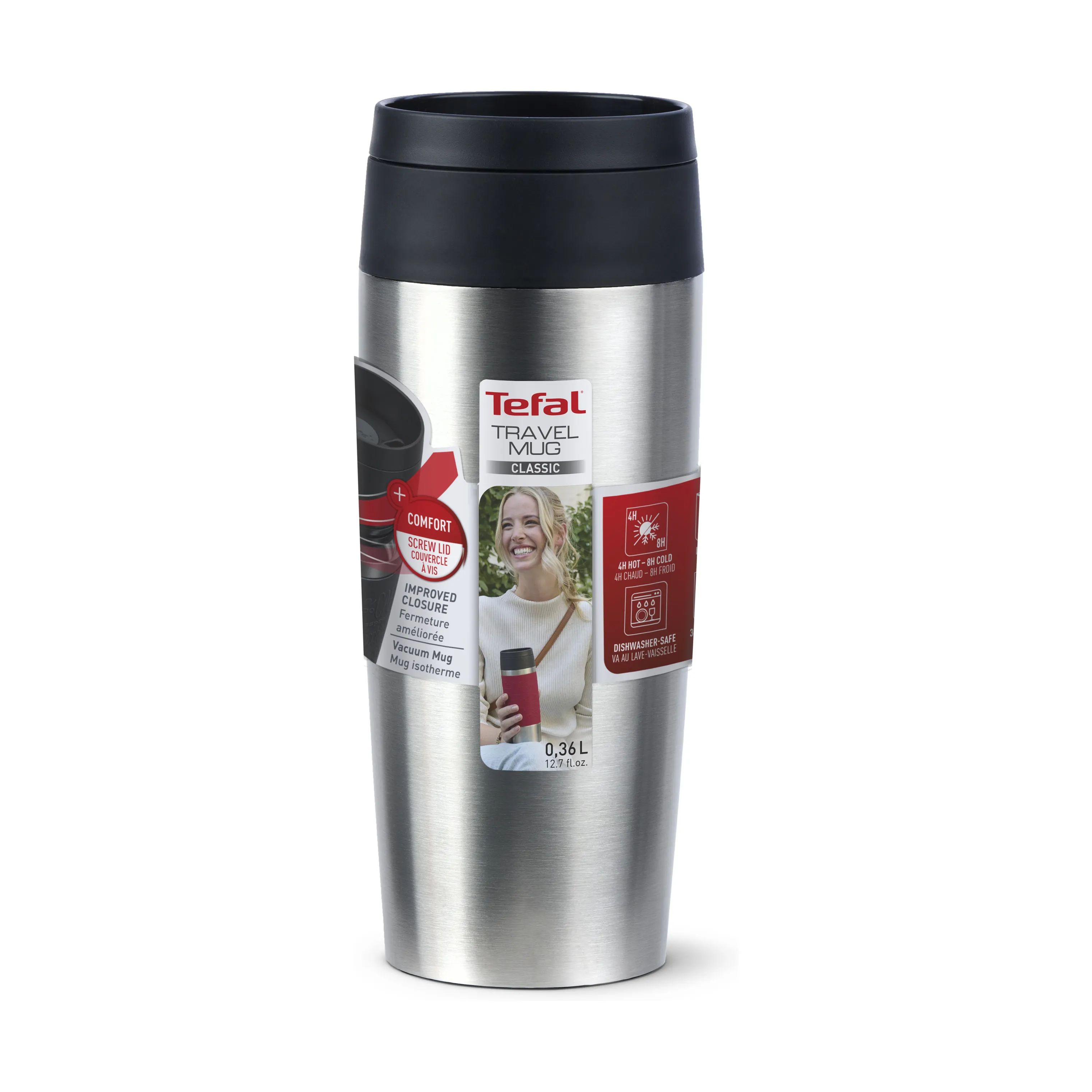 Tefal To go kopper To-Go Krus i Sølvfarvet, 1
