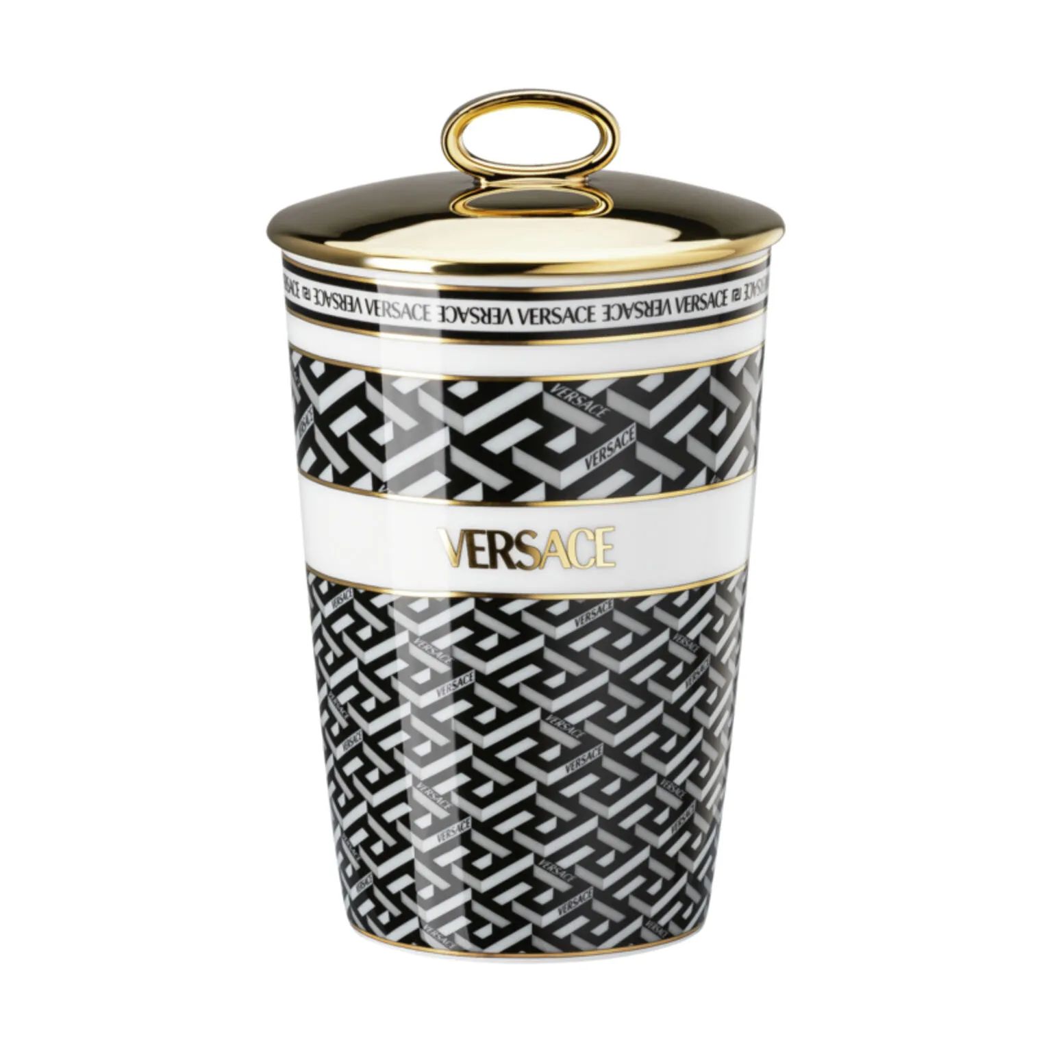 Versace Bloklys Signature Lys i Sort, 1