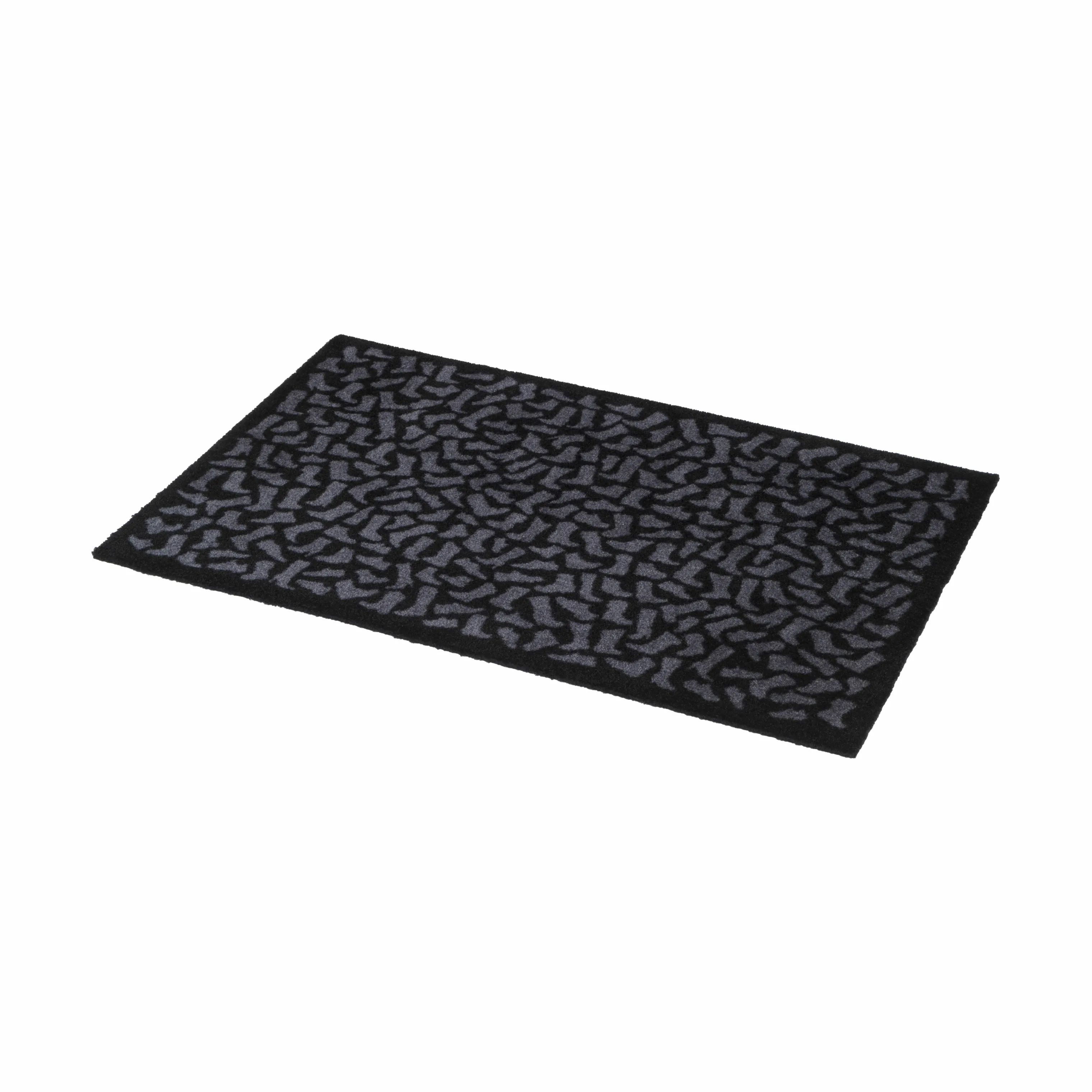 Tica Copenhagen Dørmåtter Footwear Smudsmåtte i Sort/grå, B67 x L120 cm, 4