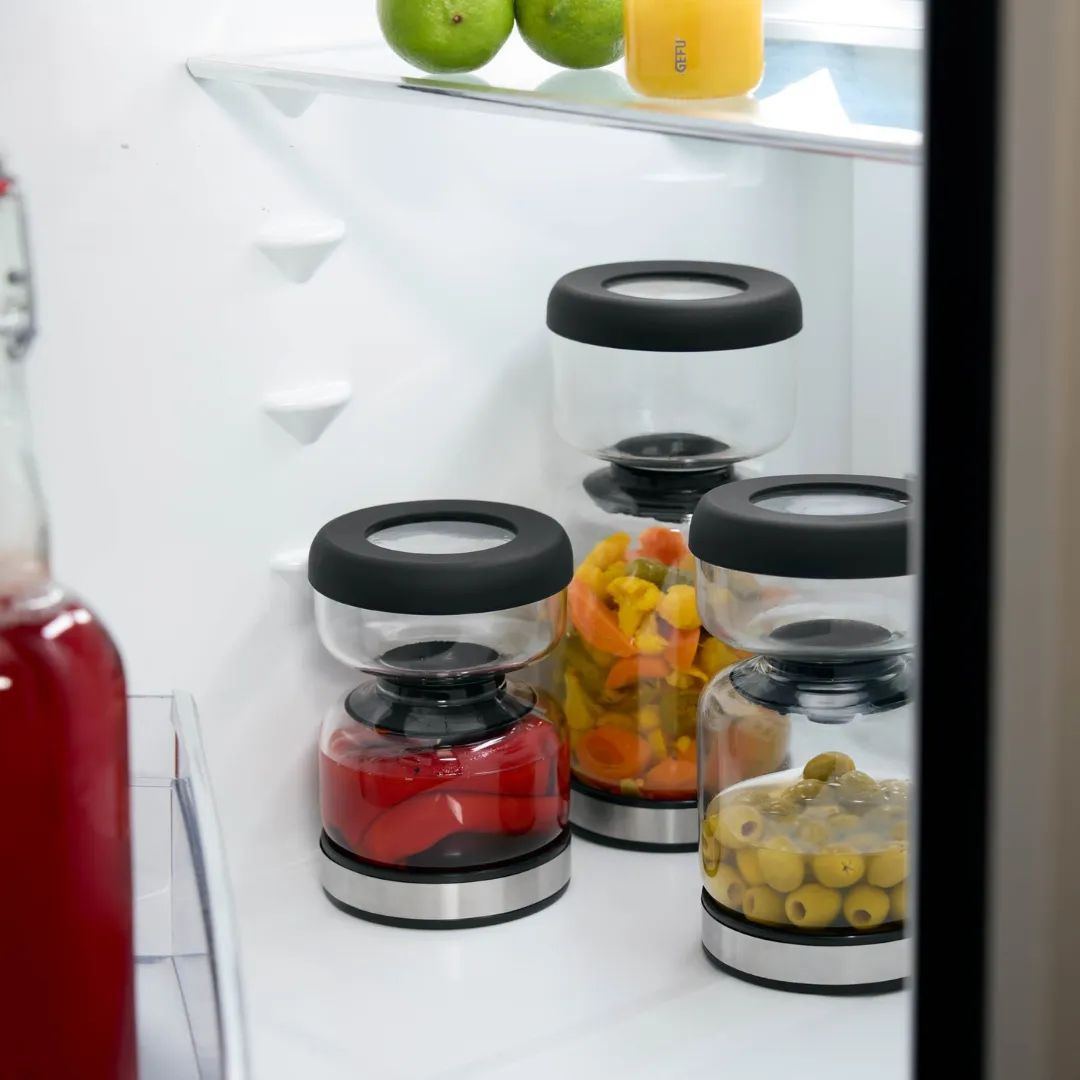 Gefu Opbevaringsglas Lavina Dræningsglas i 750 ml, 3