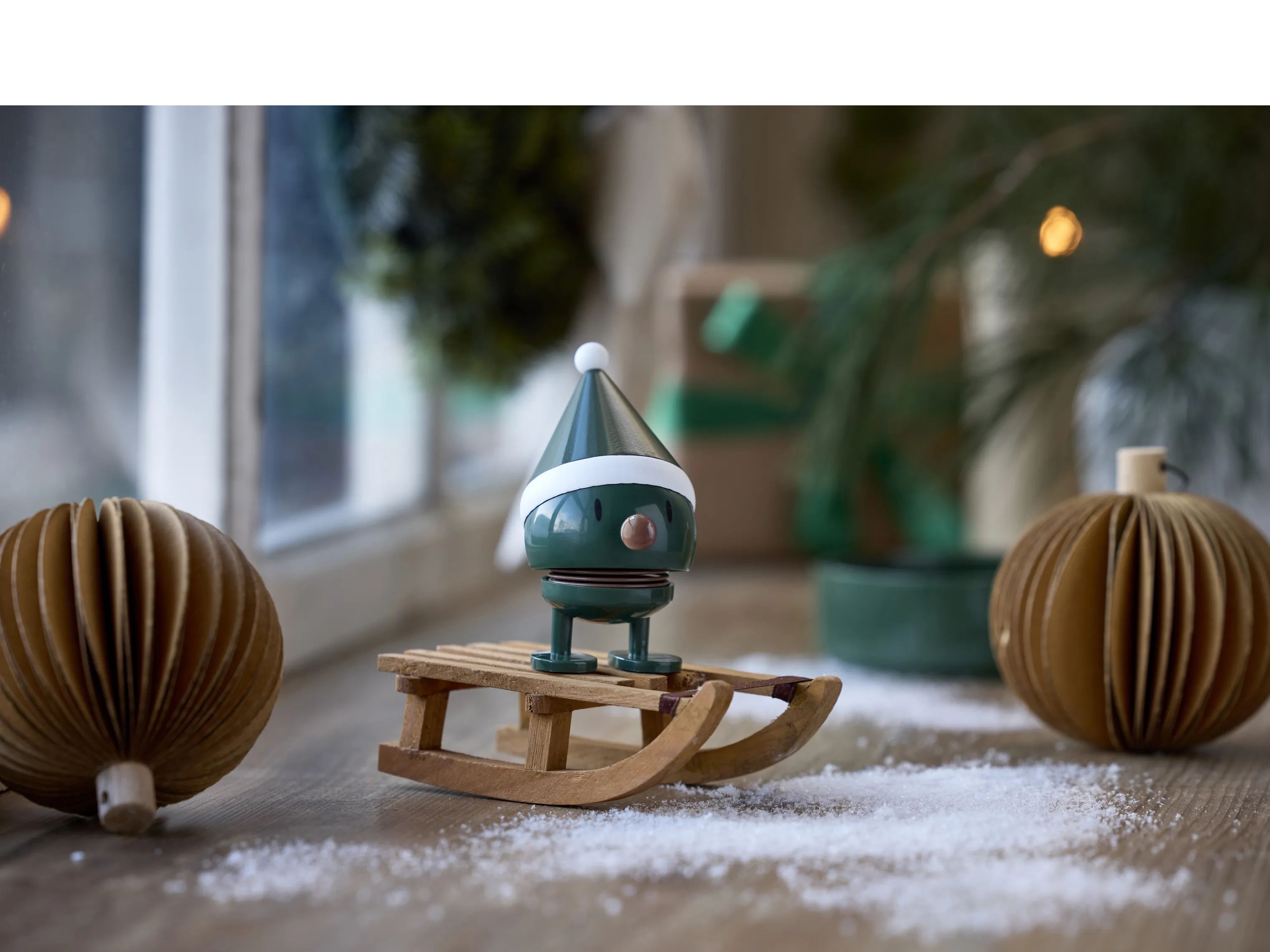 Hoptimist Julefigurer Bumble - Julemand i Pine green, 2