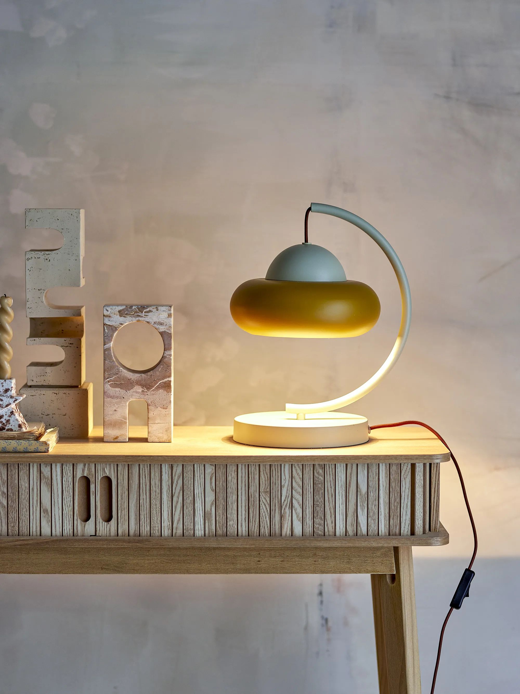 Bloomingville Bordlamper Bubble Bordlampe i Natur, 2
