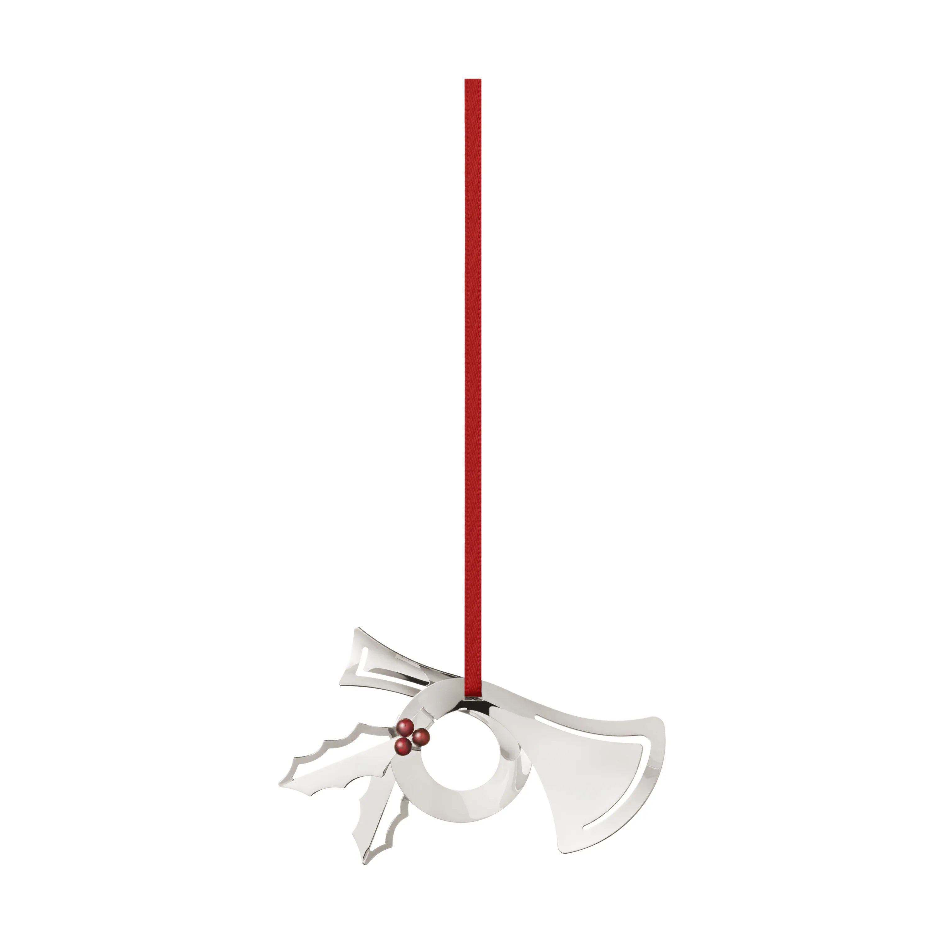 Georg Jensen Juleophæng Christmas Collectibles CC 2026 Juleornament - Posthorn i Sølvfarvet, 1
