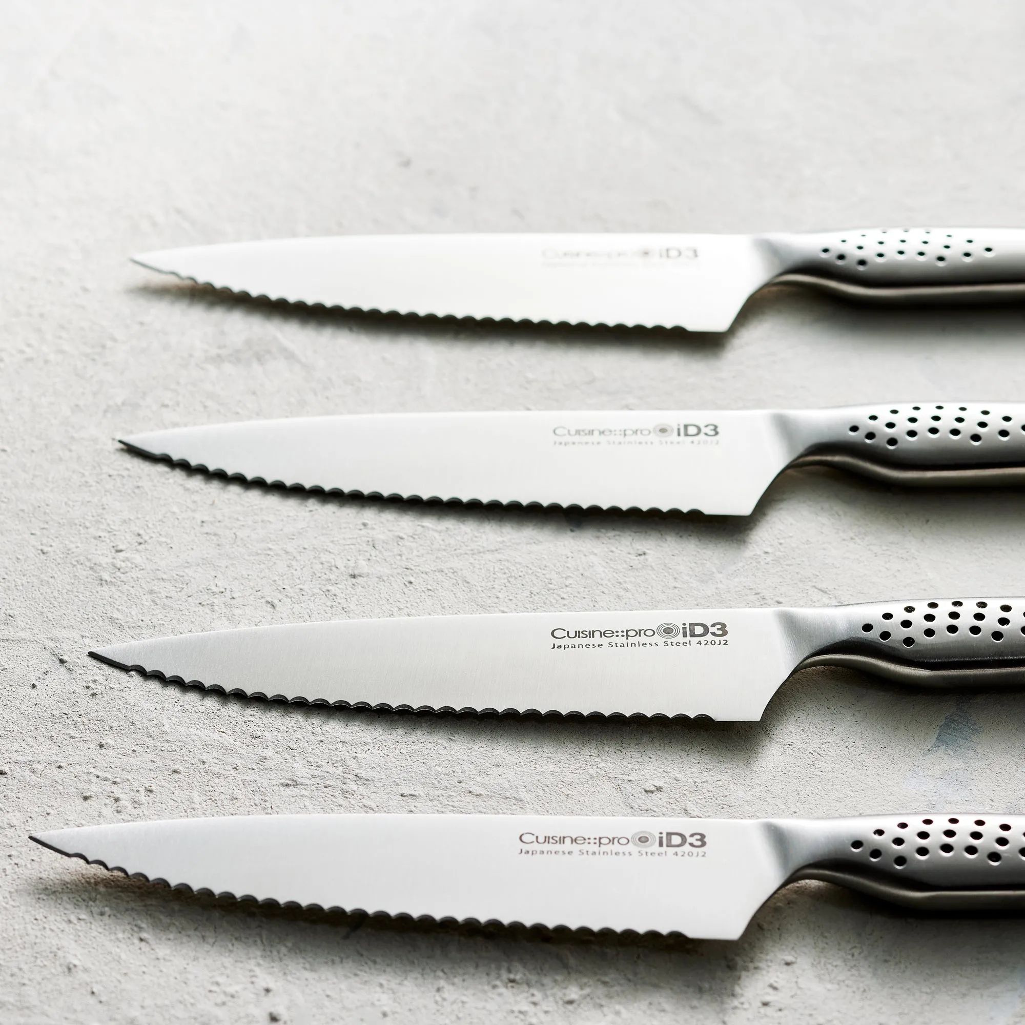THE CUSTOM CHEF™ Steakknive Cuisine::pro®
iD3® Cuisine::pro iD3® Steakkniv - 4 stk. i Sølvfarvet, 2