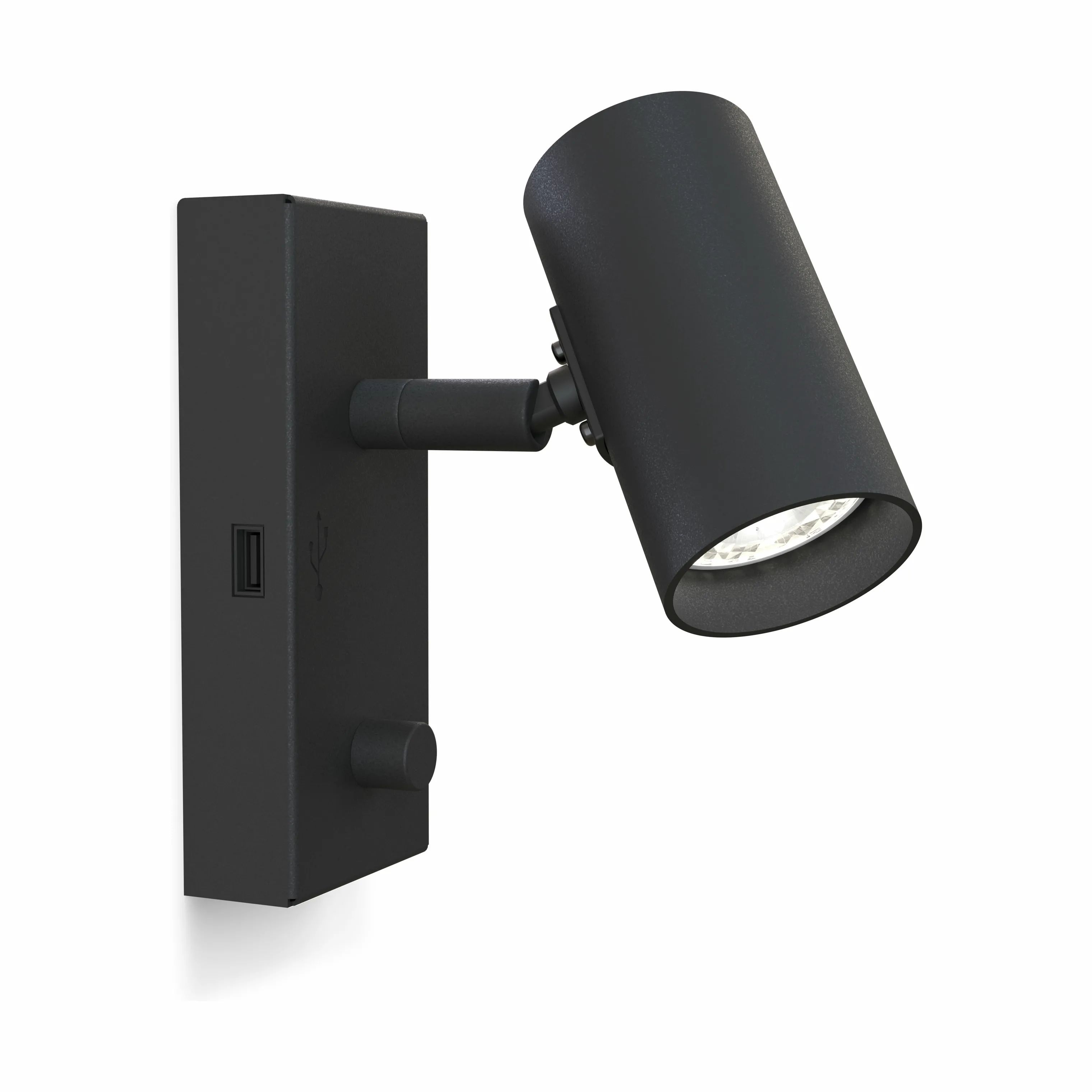 Belid Væglamper Tyson Væglampe - USB Venstre i Sort USB Venstre, 1