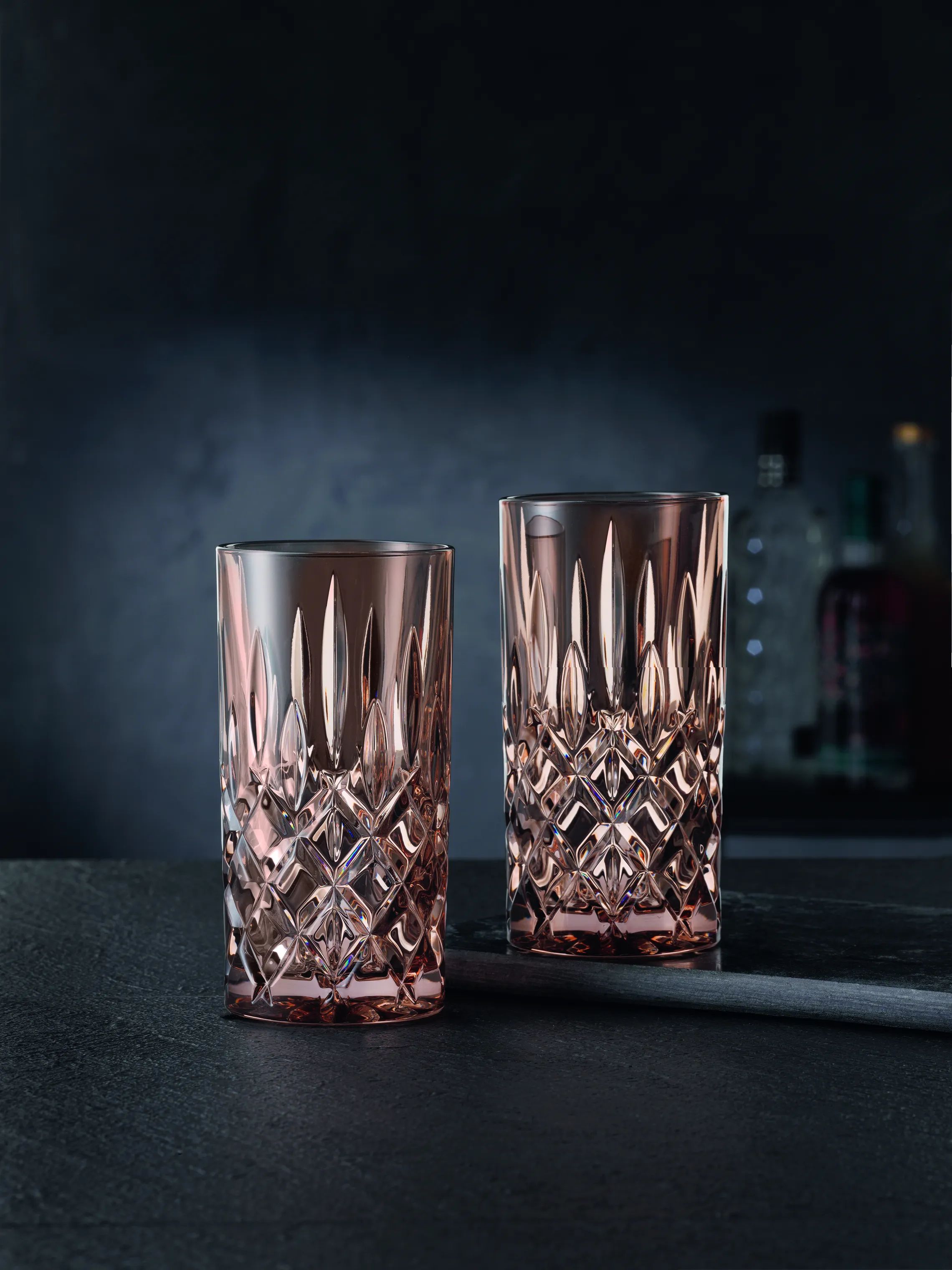 Nachtmann Highball glas Noblesse Longdrinkglas - 2 stk. i Tobacco, 2