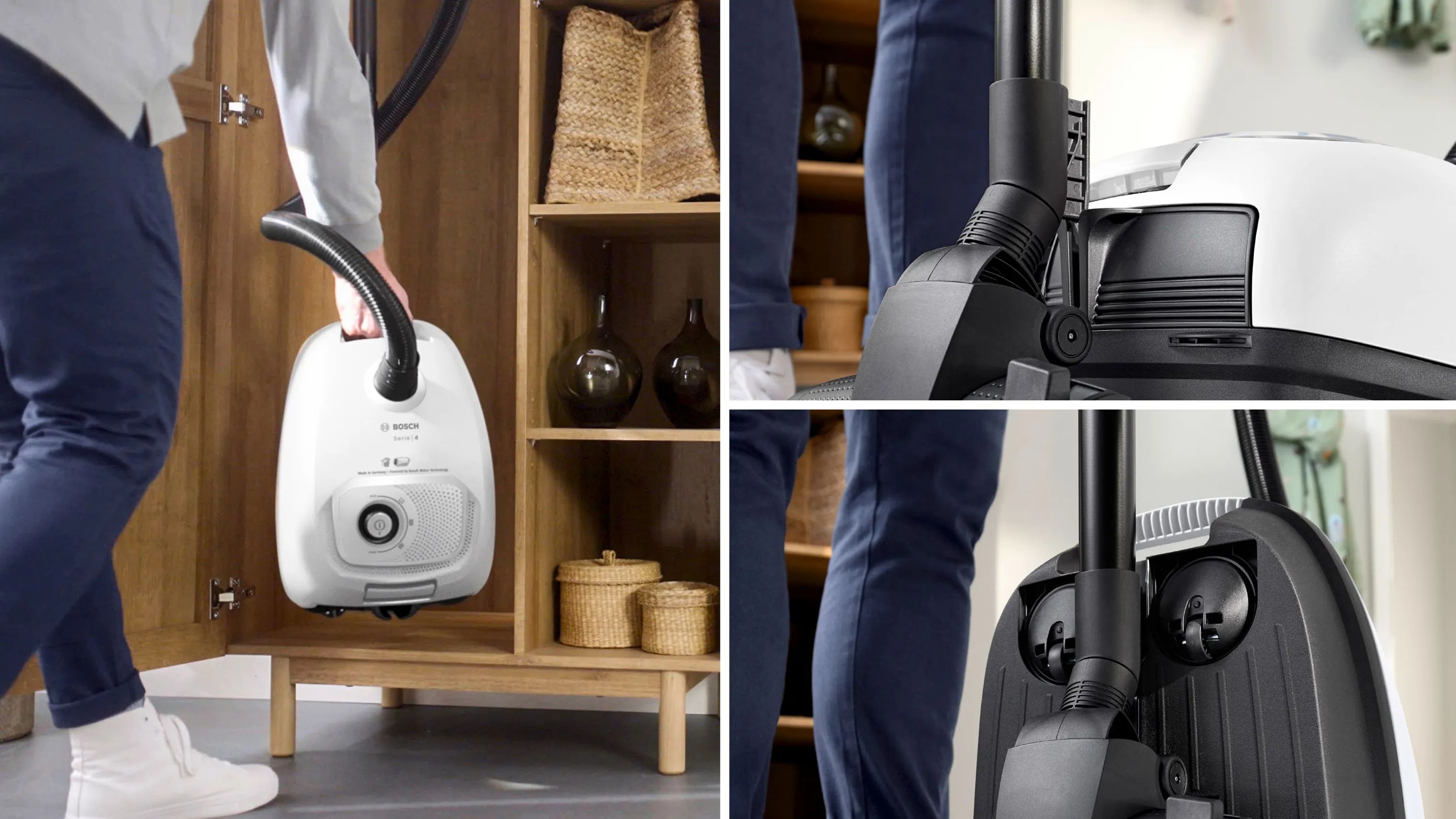Bosch Støvsugere Støvsuger BGB41WH1 Serie 4 i Hvid, 2