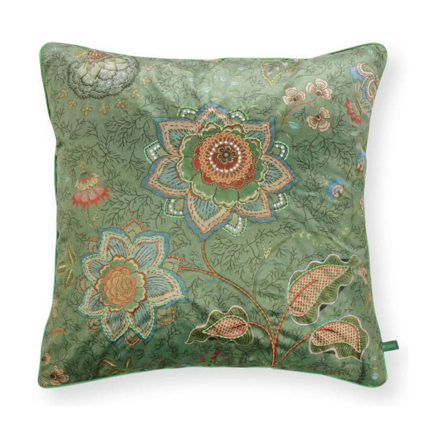 PIP Studio Pyntepuder Pip Studio Home Textiles Mumbai Morning Pyntepude i Green, 1