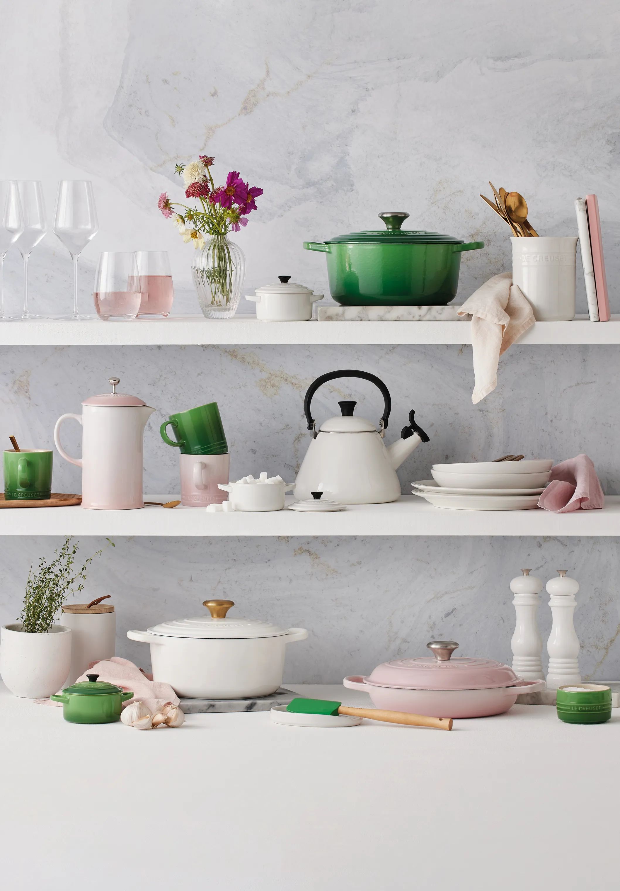 Le Creuset Kedler Kone Kedel i White, 2