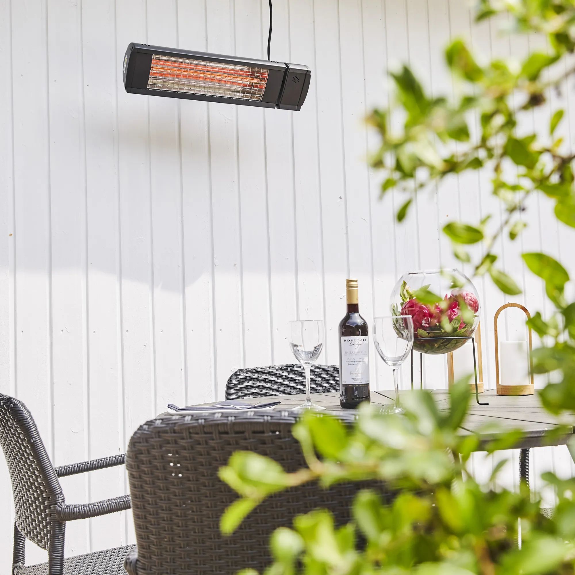 HEAT1 Terrassevarmere og varmelamper Terrassevarmer ECO high-line i 1500/plus, 3