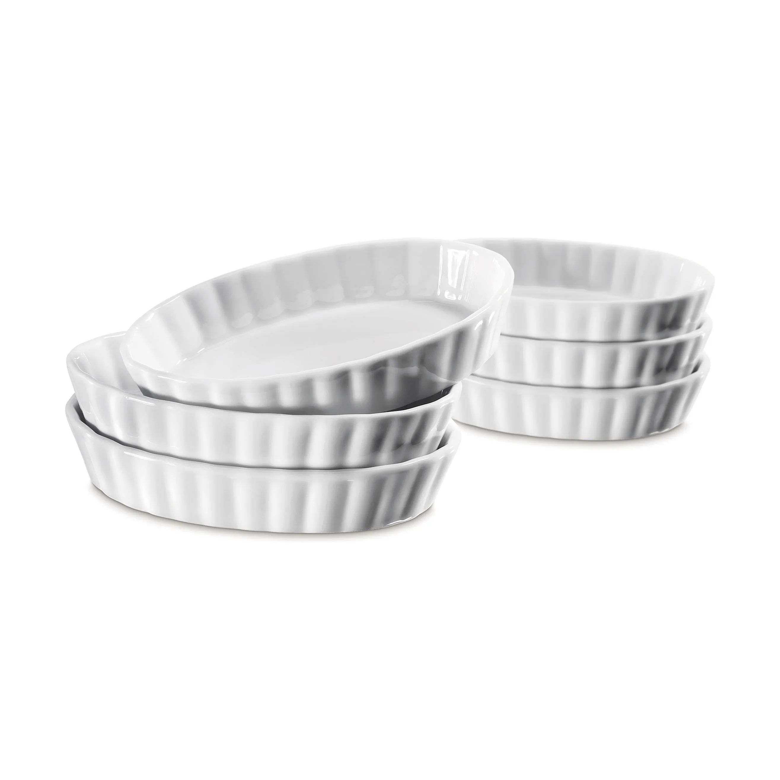 Küchenprofi Ramekiner Crème Brûlée Skåle - 6 stk. i Hvid, 1