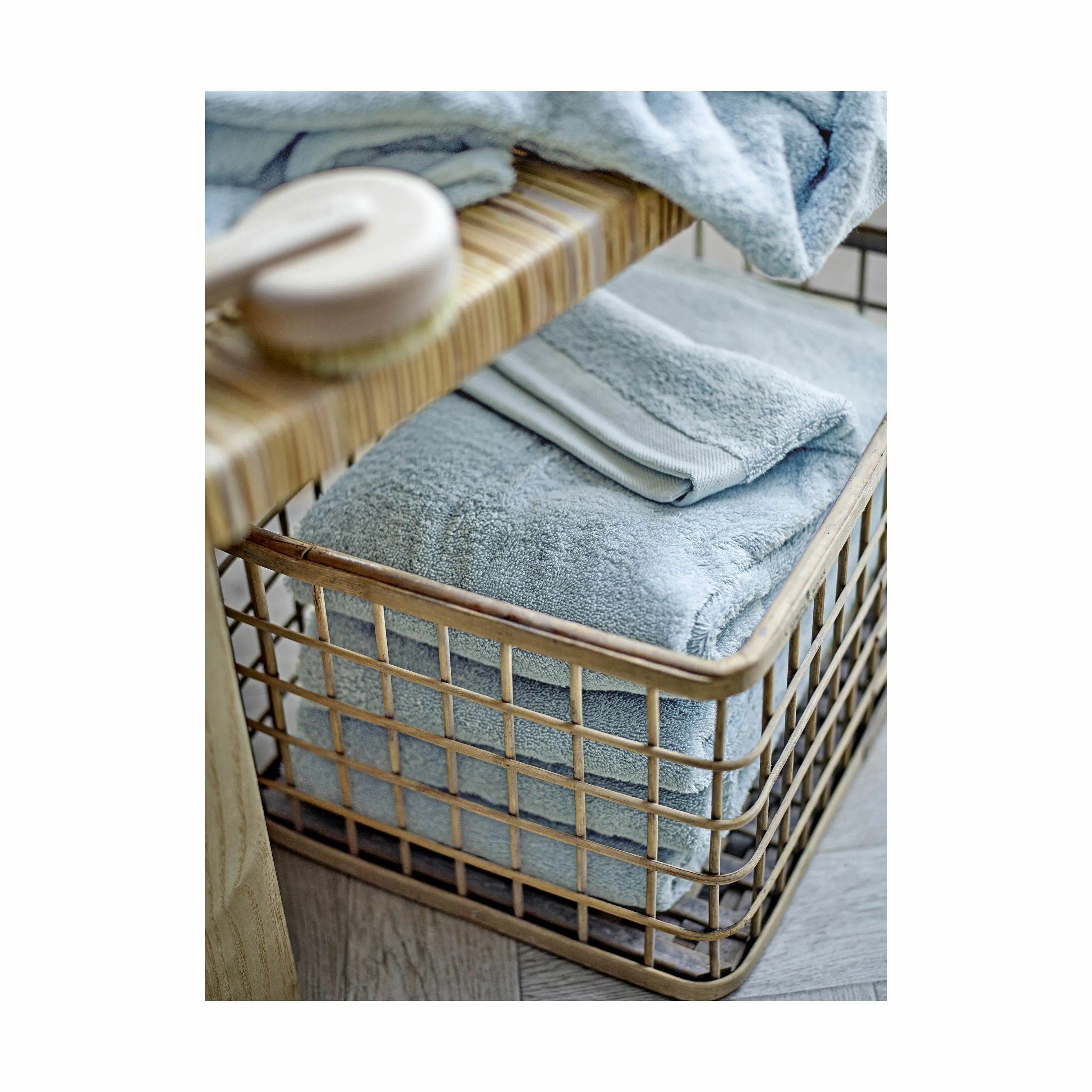 Södahl Håndklæder Organic Comfort Håndklæde i lyseblå, B70 x L140 cm, 3