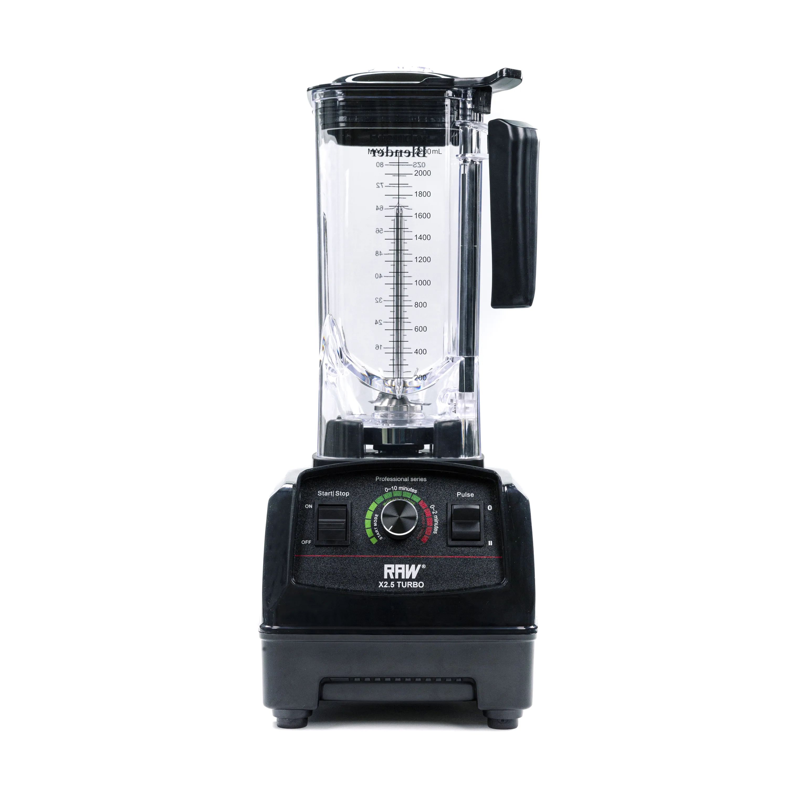 RAW Blendere X2,5 Turbo Blender i Sort, 1