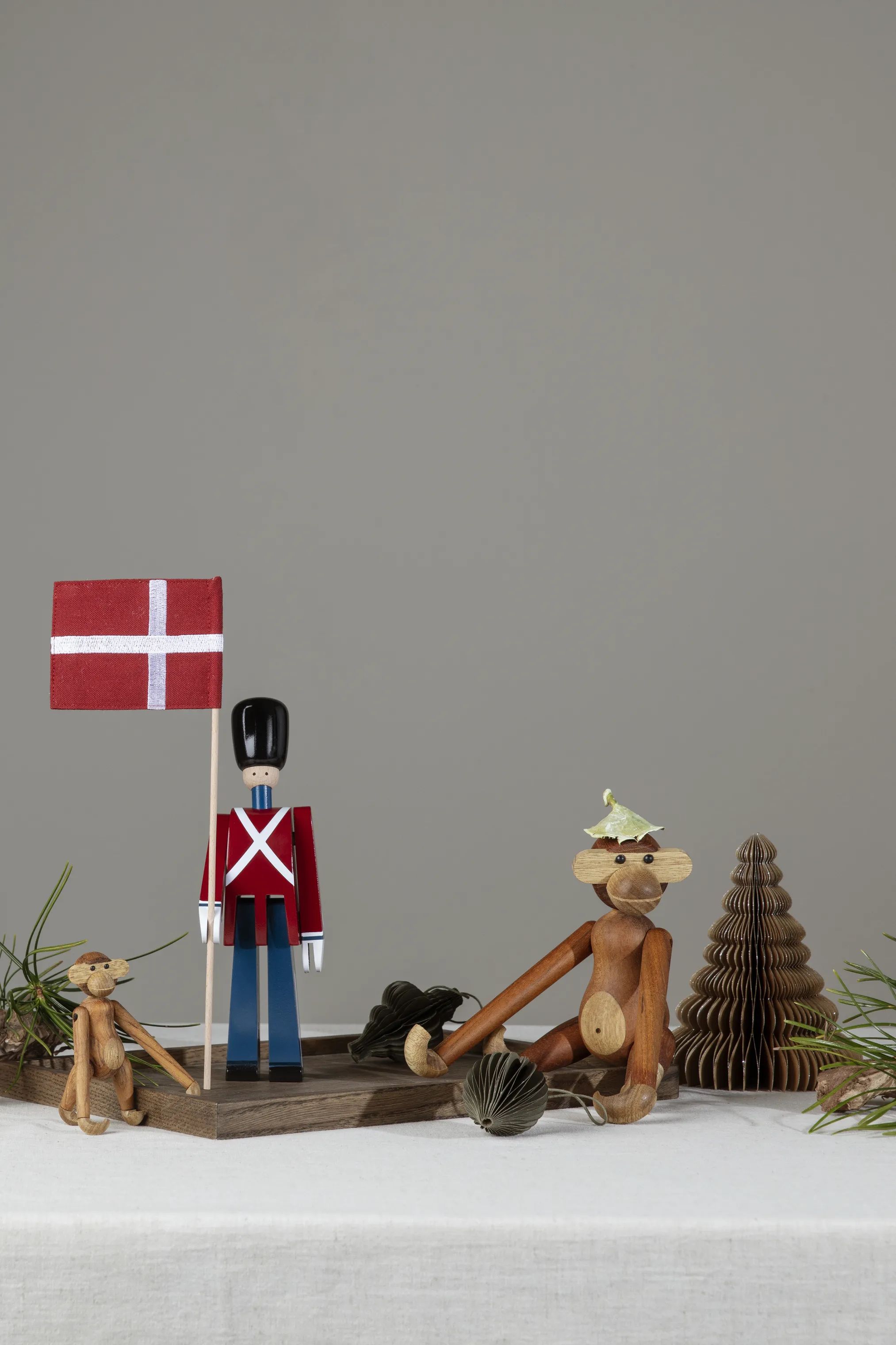 Kay Bojesen Dyrefigurer Abe - Mini i Teaktræ, Mini, 5