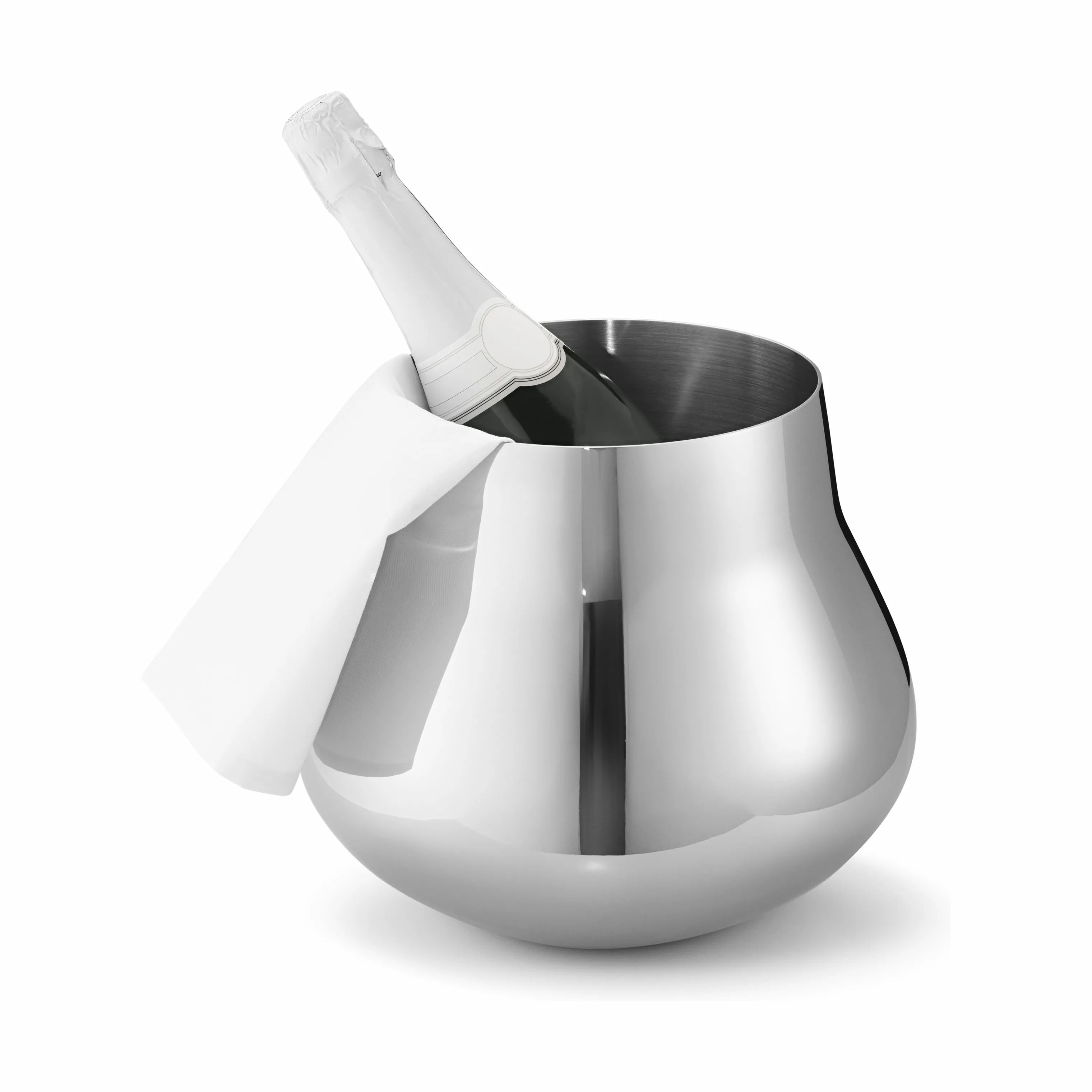 Georg Jensen Vinkølere Sky Champagne- og vinkøler i Stål, 1