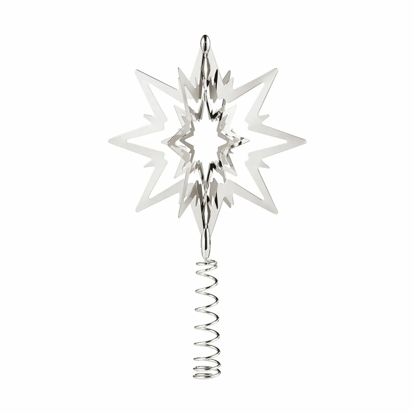 Georg Jensen Topstjerner Christmas Collectibles Topstjerne Lille i Sølvfarvet, Lille, 1