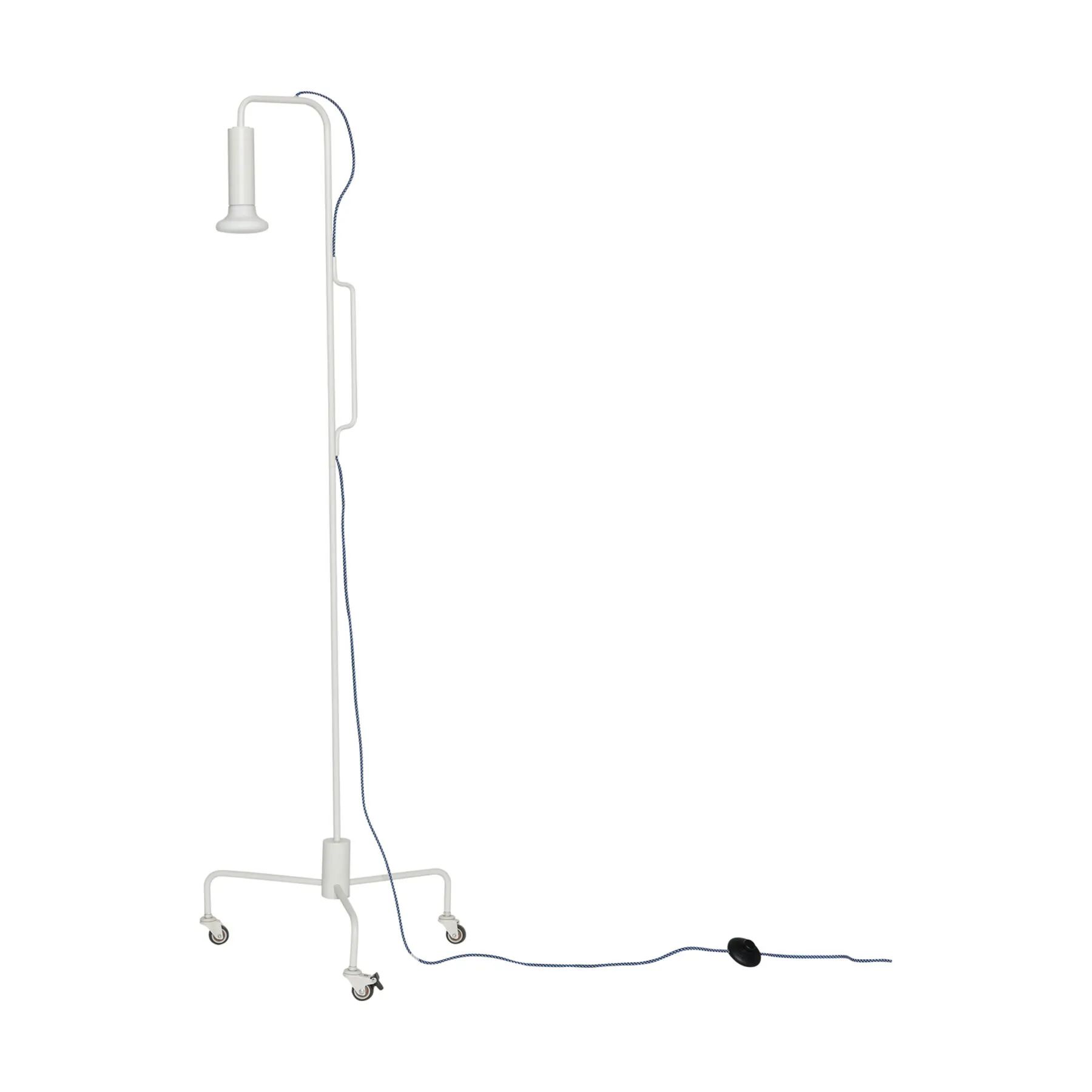 Hübsch Gulvlamper Ido Gulvlampe i Lysegrå, 1