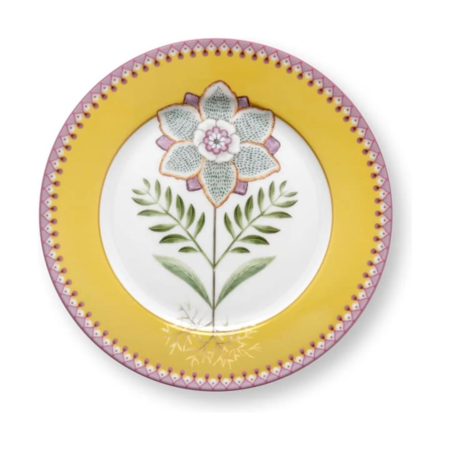 PIP Studio Middagstallerkener Lily & Lotus Tallerken i Yellow 1, 1