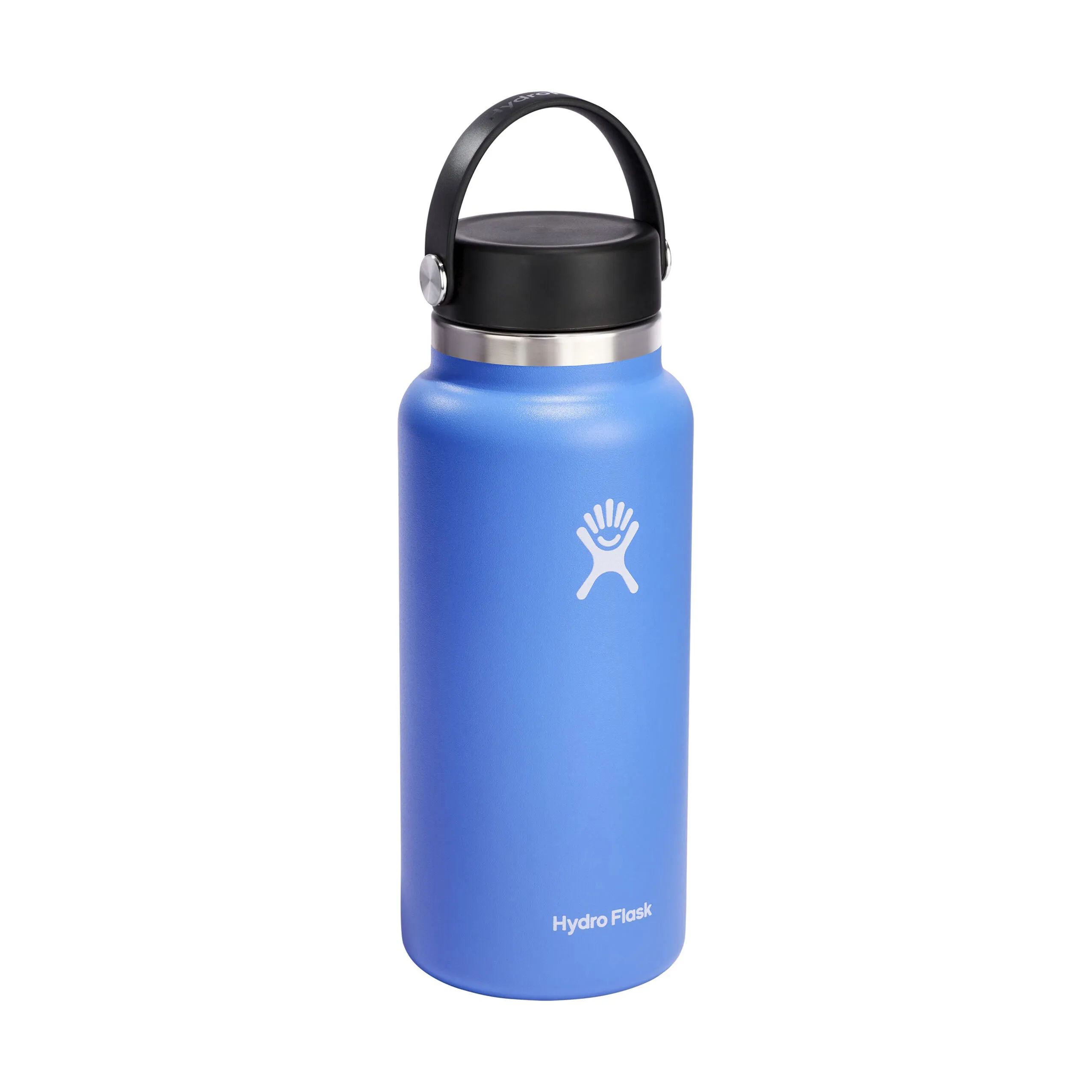Hydro Flask To go kopper Wide Mouth Flex Termodrikkedunk i Blå/stål/hvid, 4