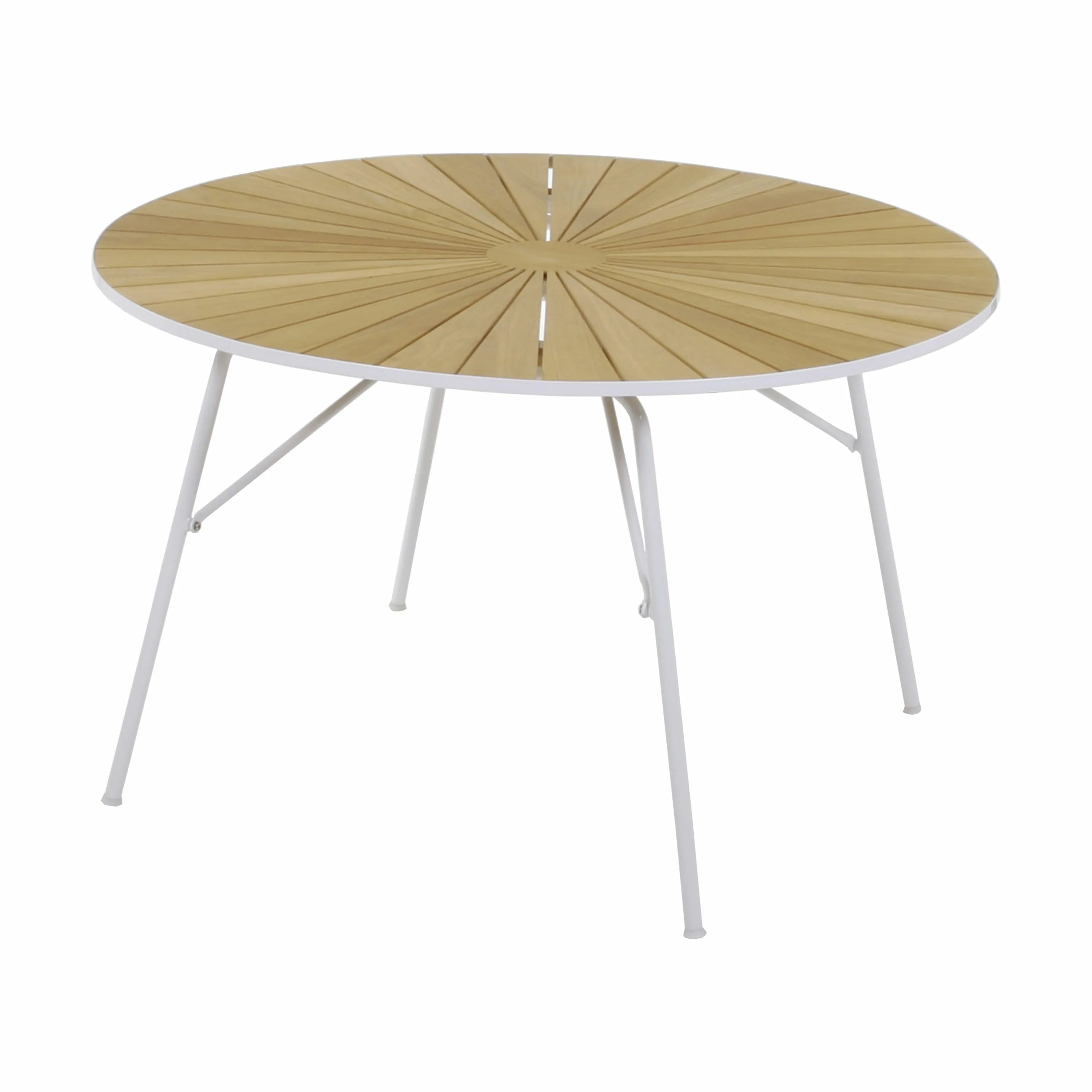 Mandalay Havespiseborde Marguerit Havebord i Hvid, 120 cm, 1