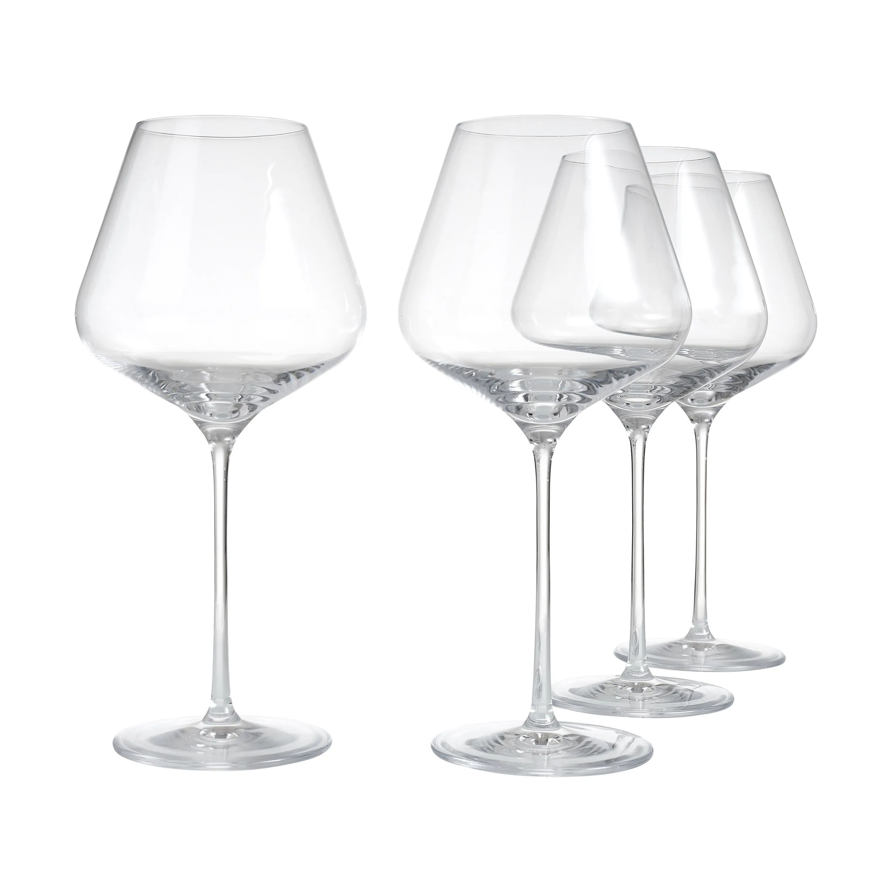 Aida Rødvinsglas Connoisseur Extravagant Rødvinsglas - 4 stk. i Klar, 1