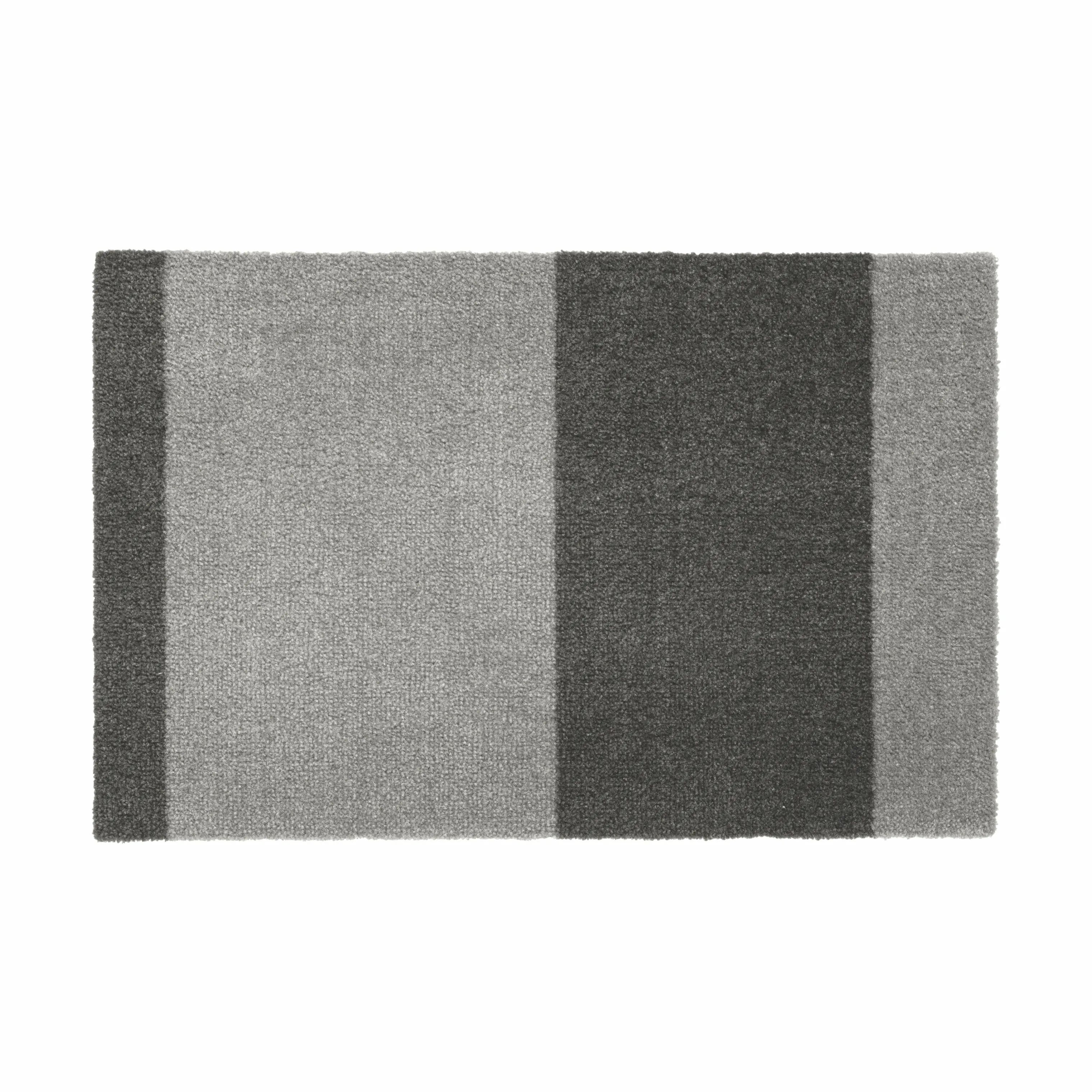 Tica Copenhagen Dørmåtter Stripes Horisontal Gulvmåtte i Grå, B60 x L40 cm, 1