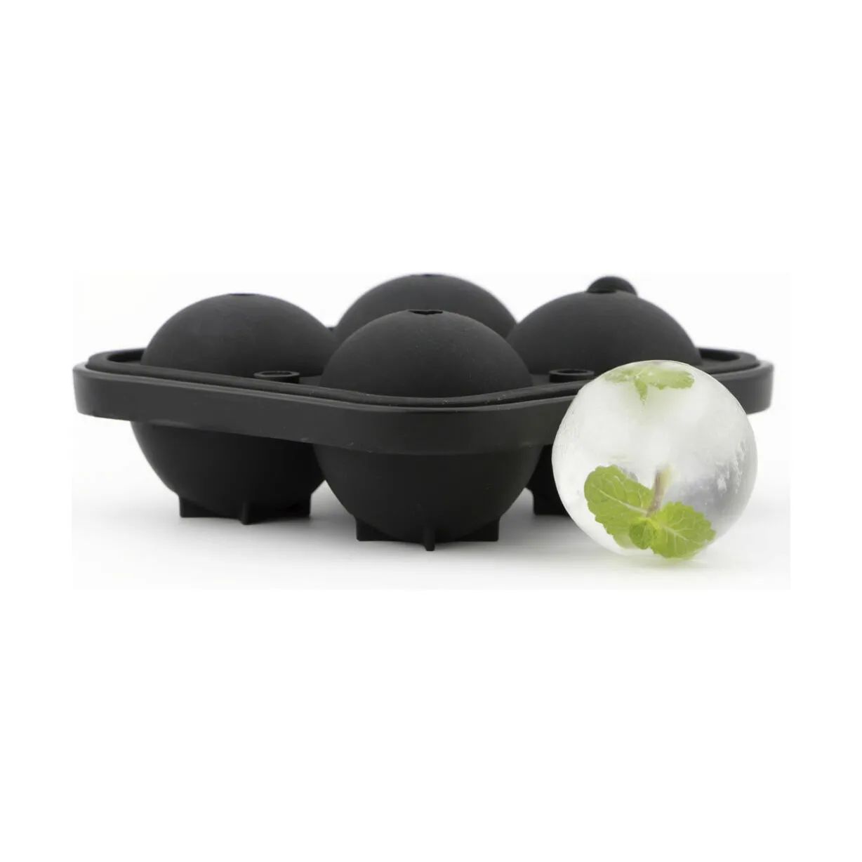 Mixology by CASA Living Isterningebakker MIXOLOGY Iskugleform i Sort, 12,5 cm, 3