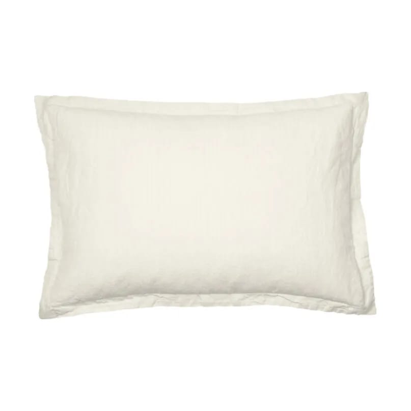 Broste Copenhagen Pyntepudebetræk Linn Pudebetræk i Castle Beige, B40 x L60 cm, 1