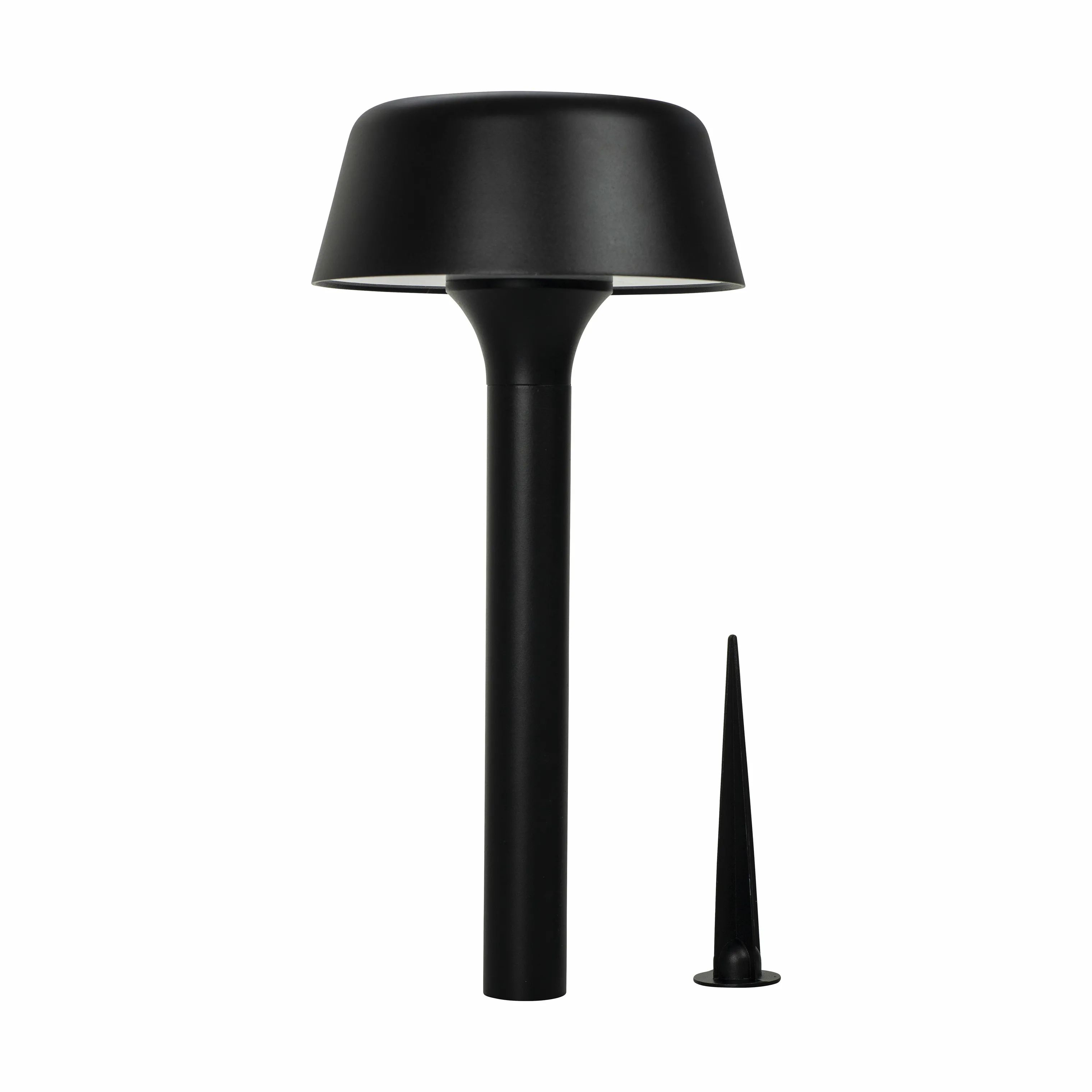 Dyberg Larsen Bedlamper Valencia Udendørs Bedlampe m. Solcelle i Mat sort, 4