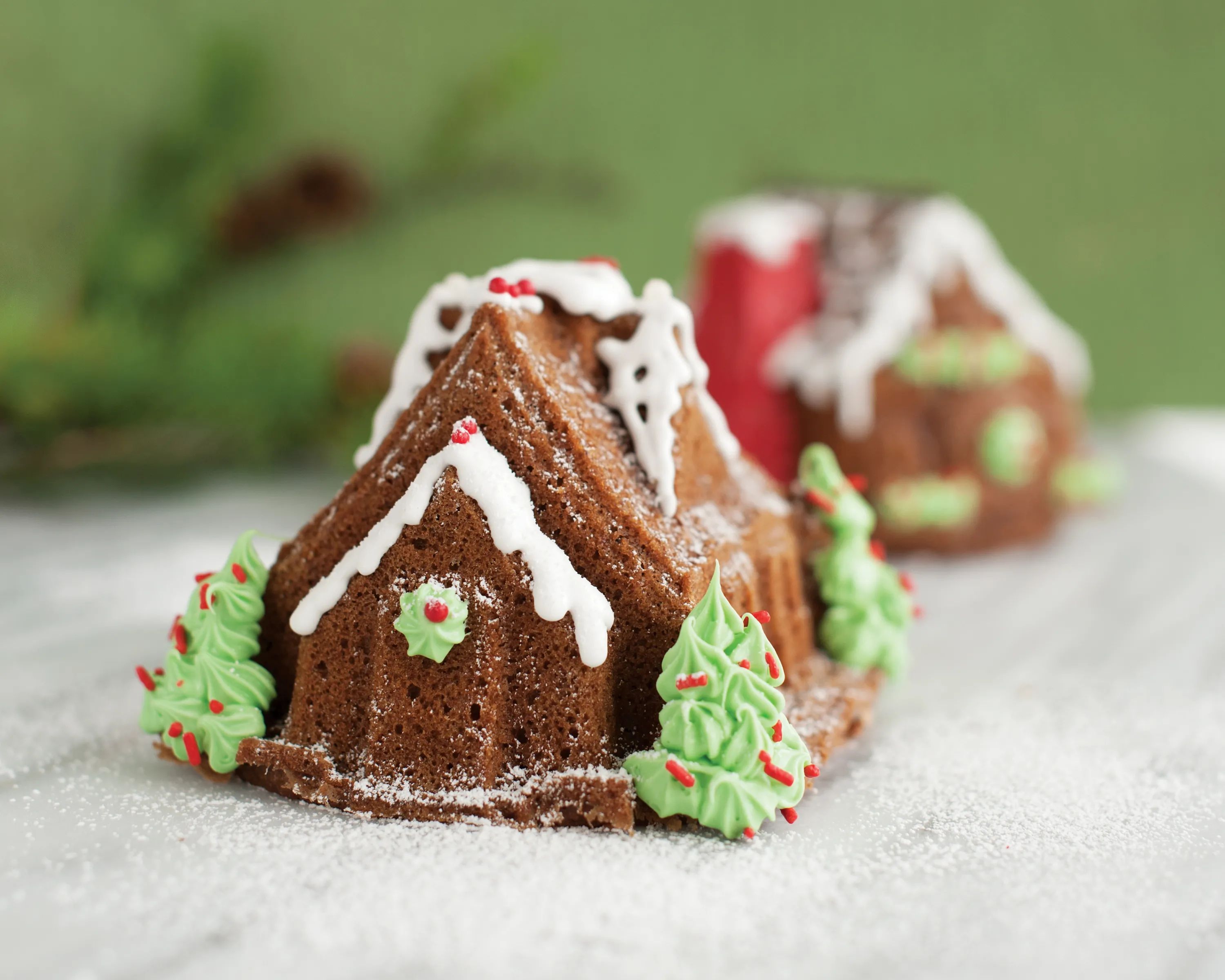 Nordic Ware Øvrige bageforme Gingerbread House Duet Bageform i Sølvfarvet, 2