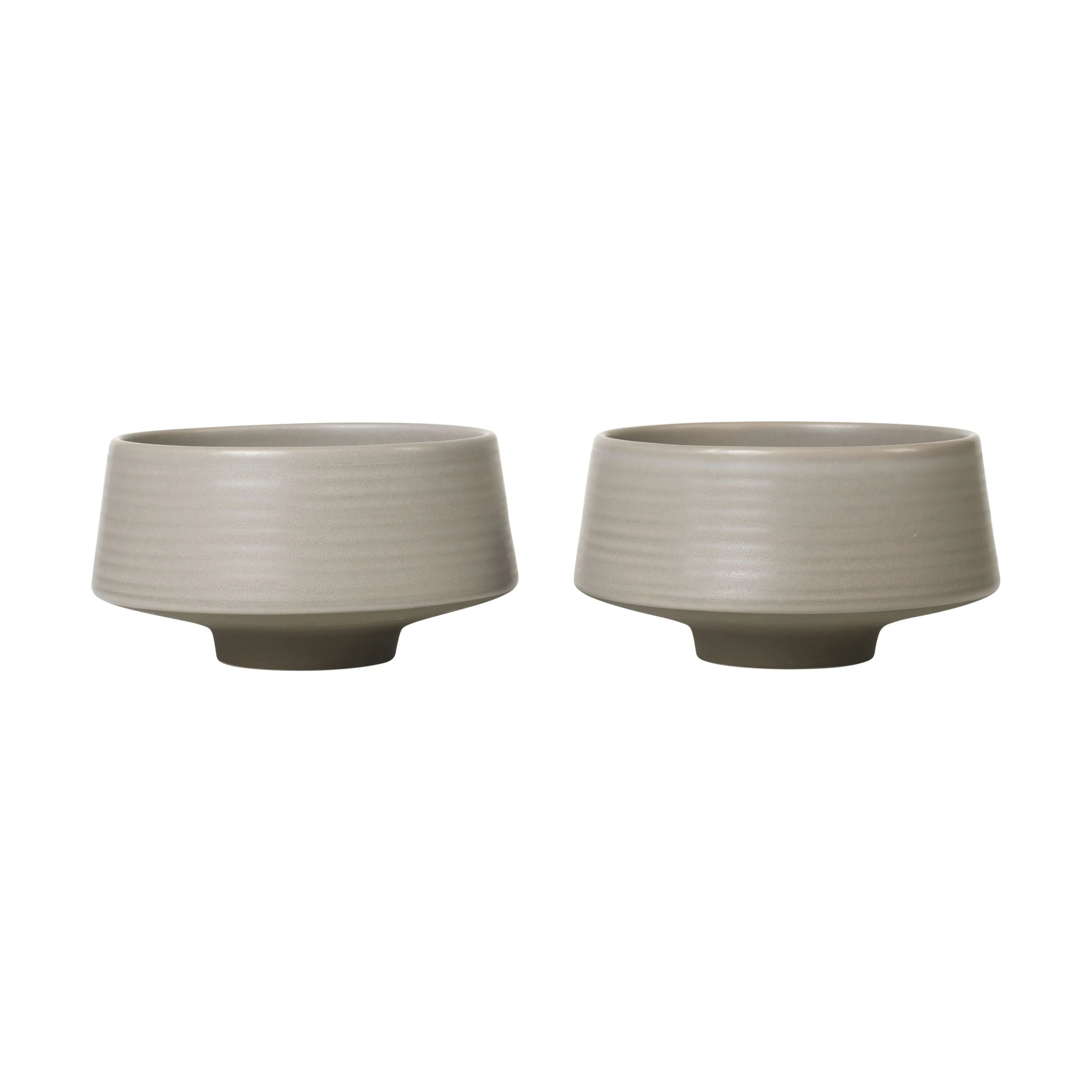 Broste Copenhagen Skåle Miko Skål i Warm Grey, 1