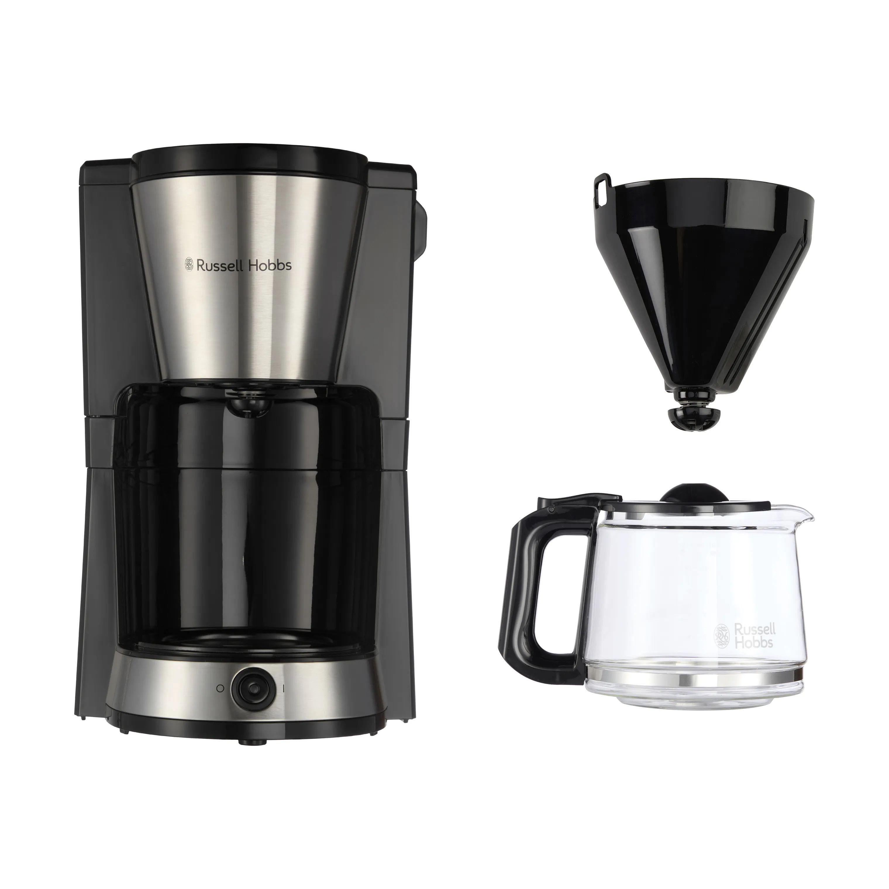 Russell Hobbs Kaffemaskiner Heaton Kaffemaskine i Sort/stål, 3