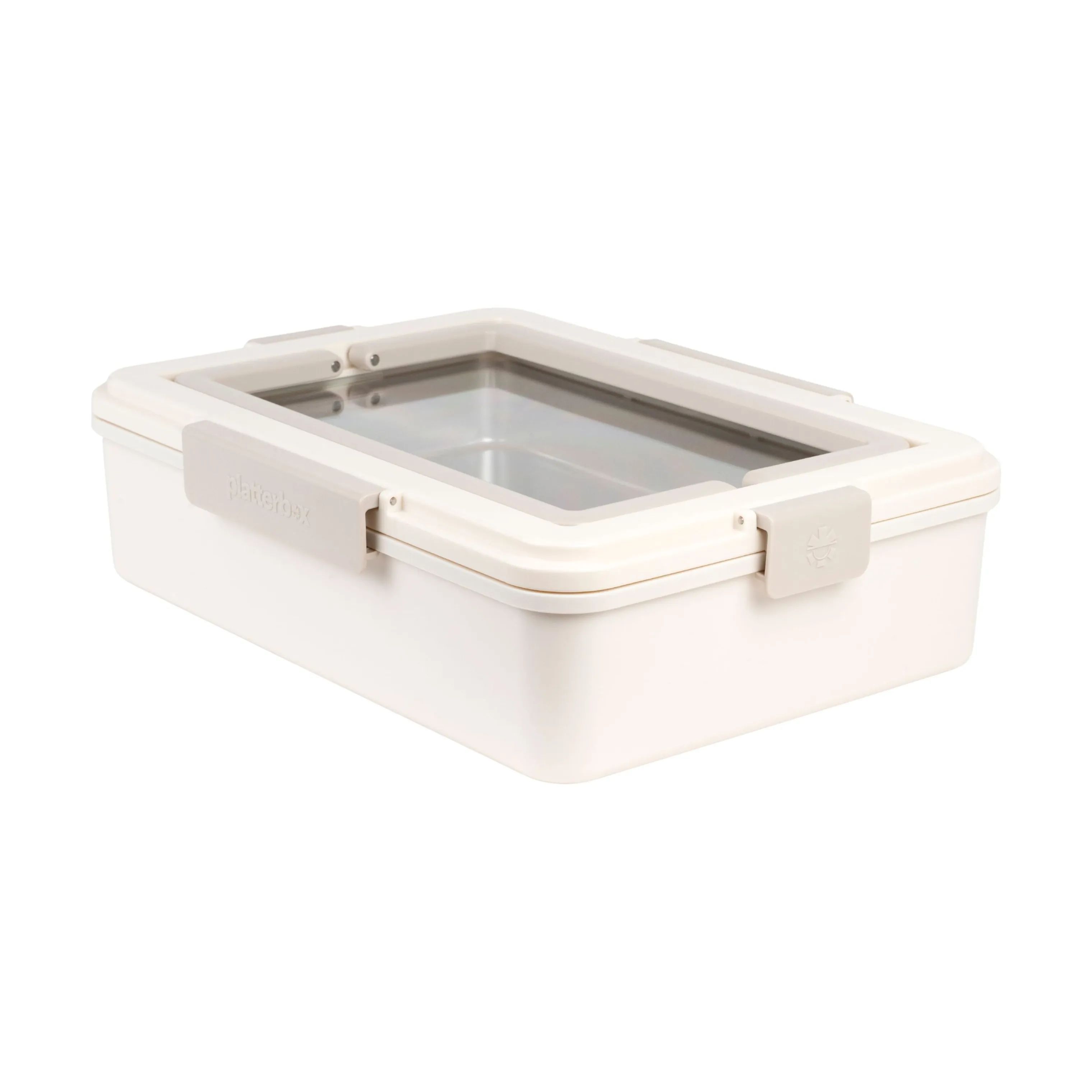 Platterbox Opbevaringsbokse Snack Box i Creme, 1