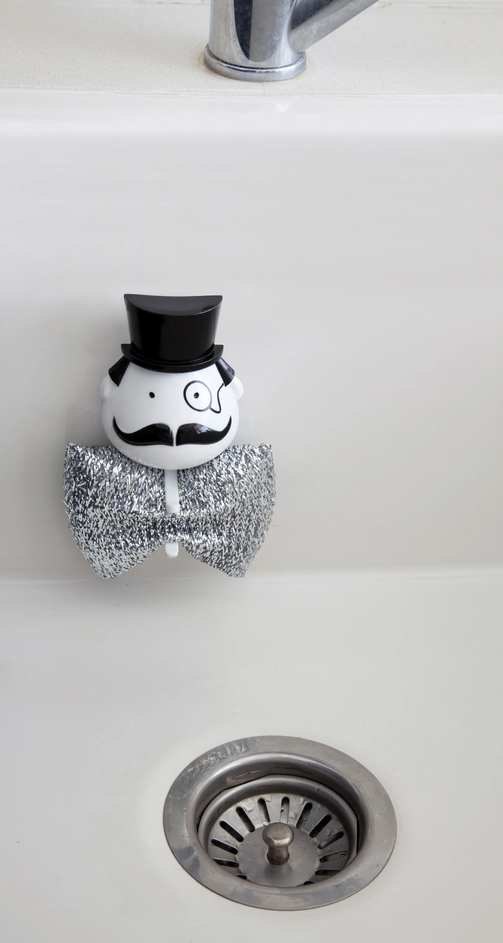 Peleg Design Øvrigt tilbehør til opvask Holder til Skuresvamp - Mr Sponge i Hvid, Sort, 5