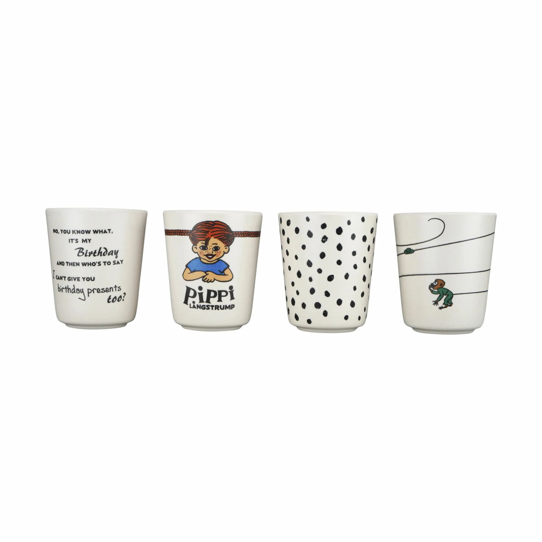 Barbo Toys Børnekopper Kop - 4 stk. i Pippi, 1