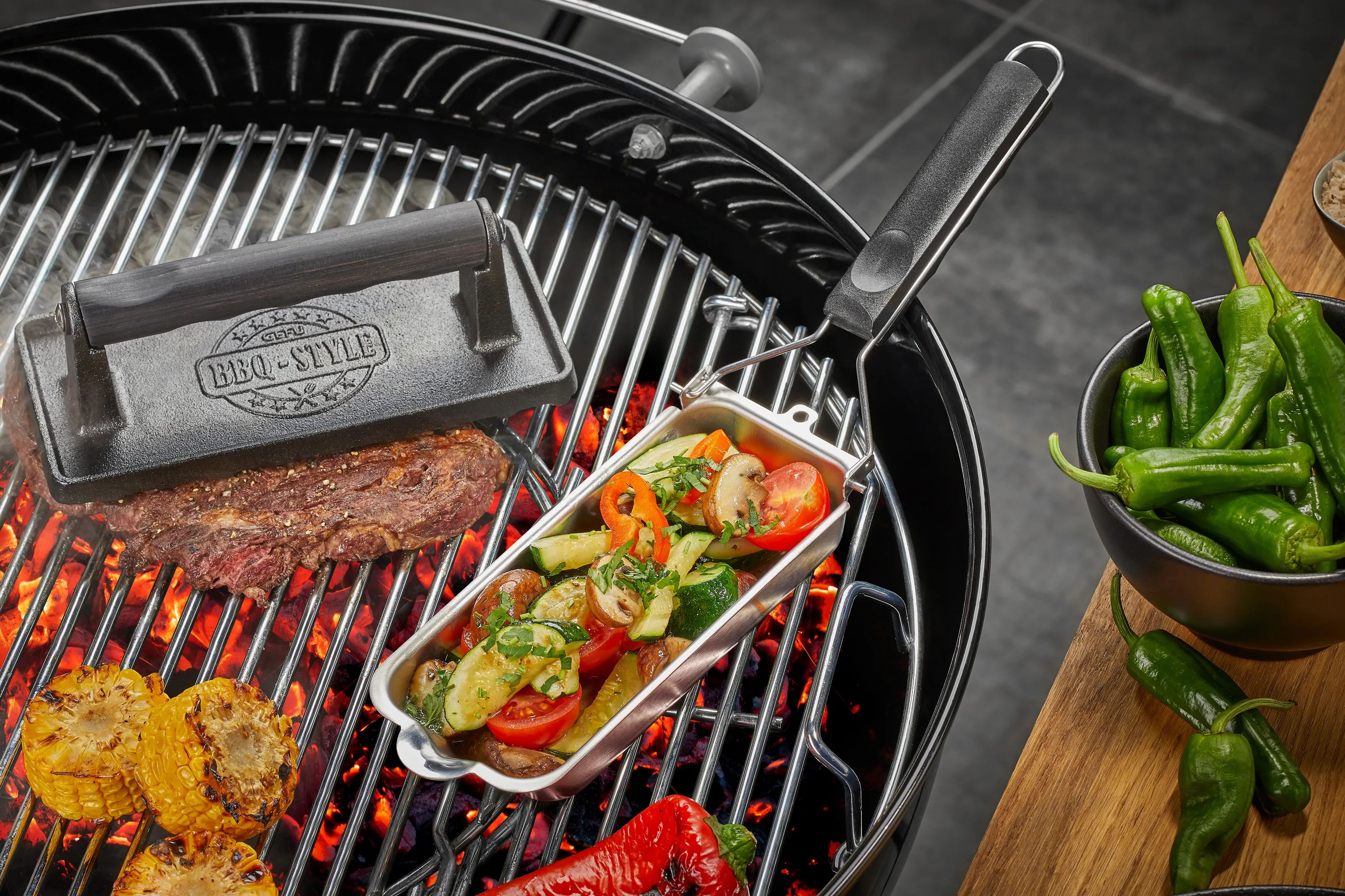 Gefu Øvrigt grilltilbehør Gefu Grill Grillpande i stål, 2