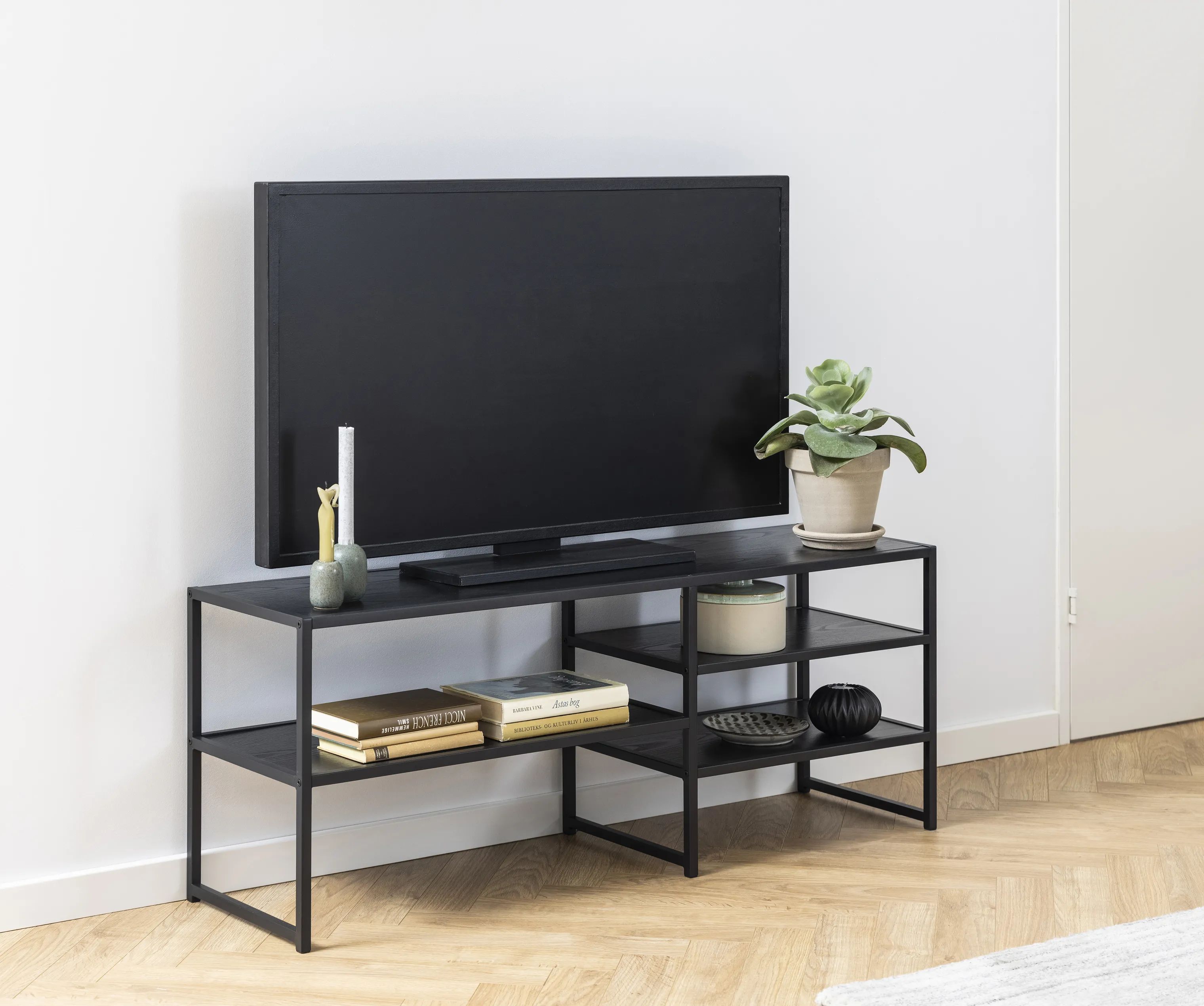 CASA Living TV-borde Seaford TV Bord i mat sort, 2