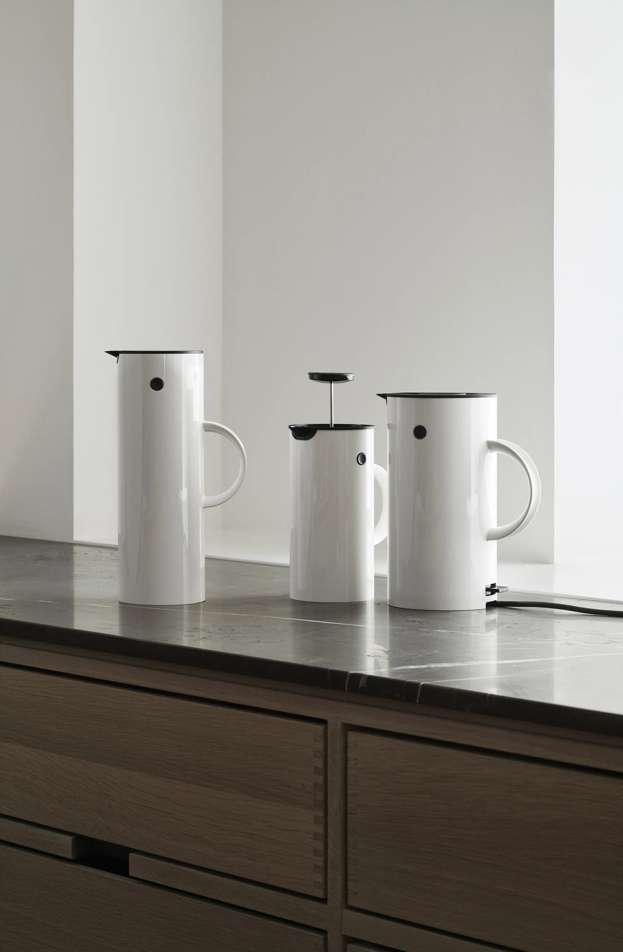 Stelton Elkedler EM77 Elkedel i Hvid, 1.5 L, 2