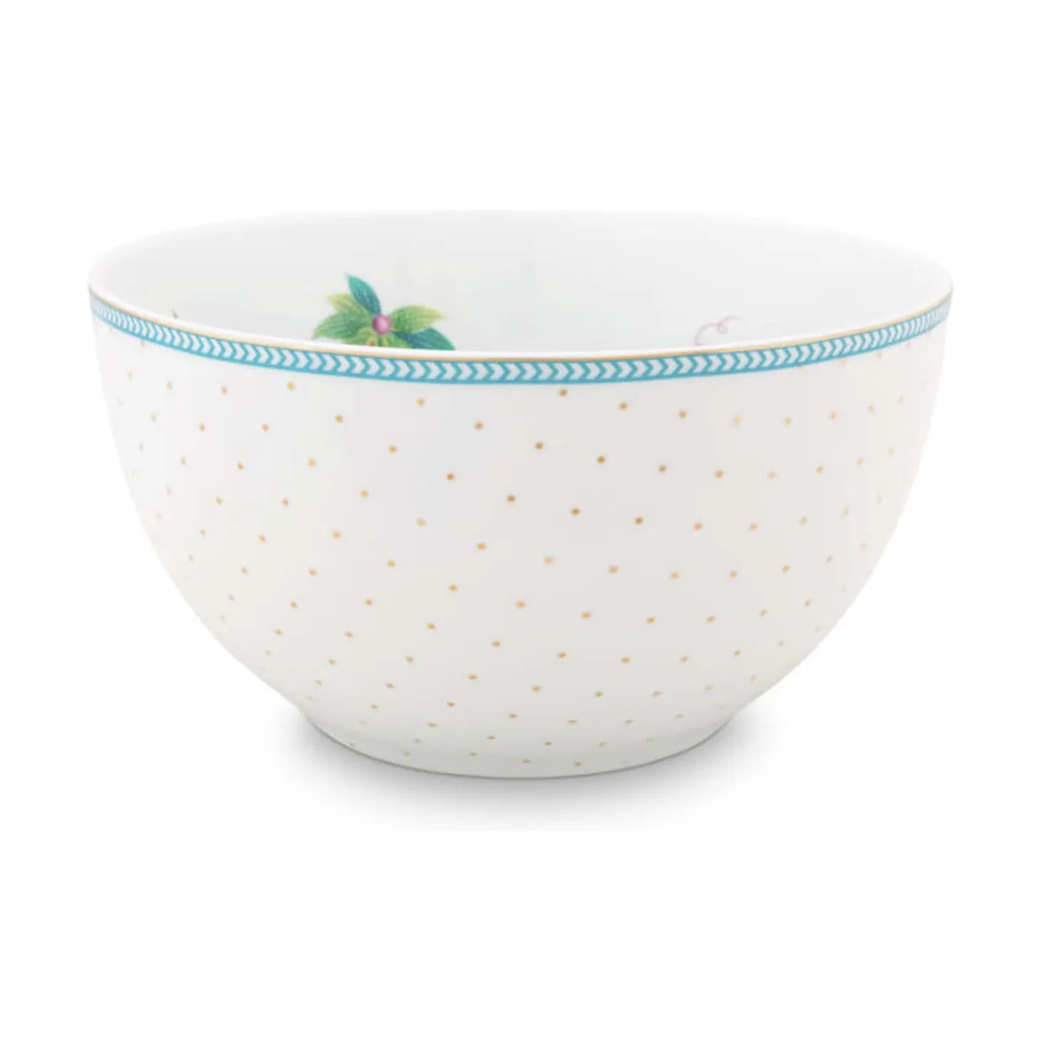 PIP Studio Serveringsskåle Dot delight Jolie Skål i Hvid, 15 cm, 1