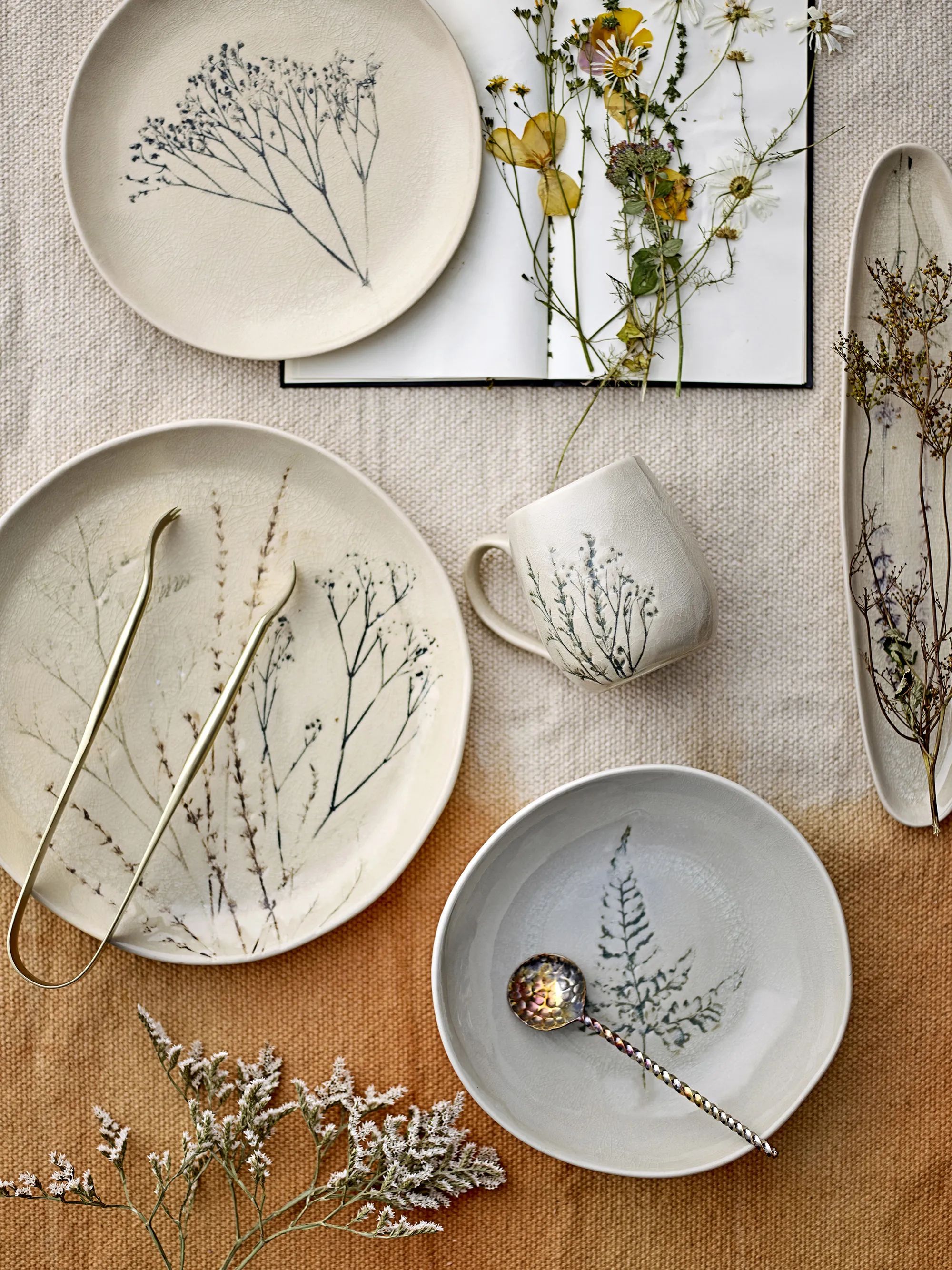 Bloomingville Frokosttallerkener Bea Tallerken i Natur, 2