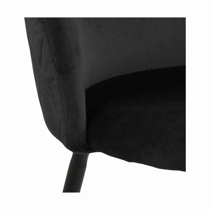 CASA Living Spisebordsstole Louise Spisebordsstol - 2 stk. i sort, 5