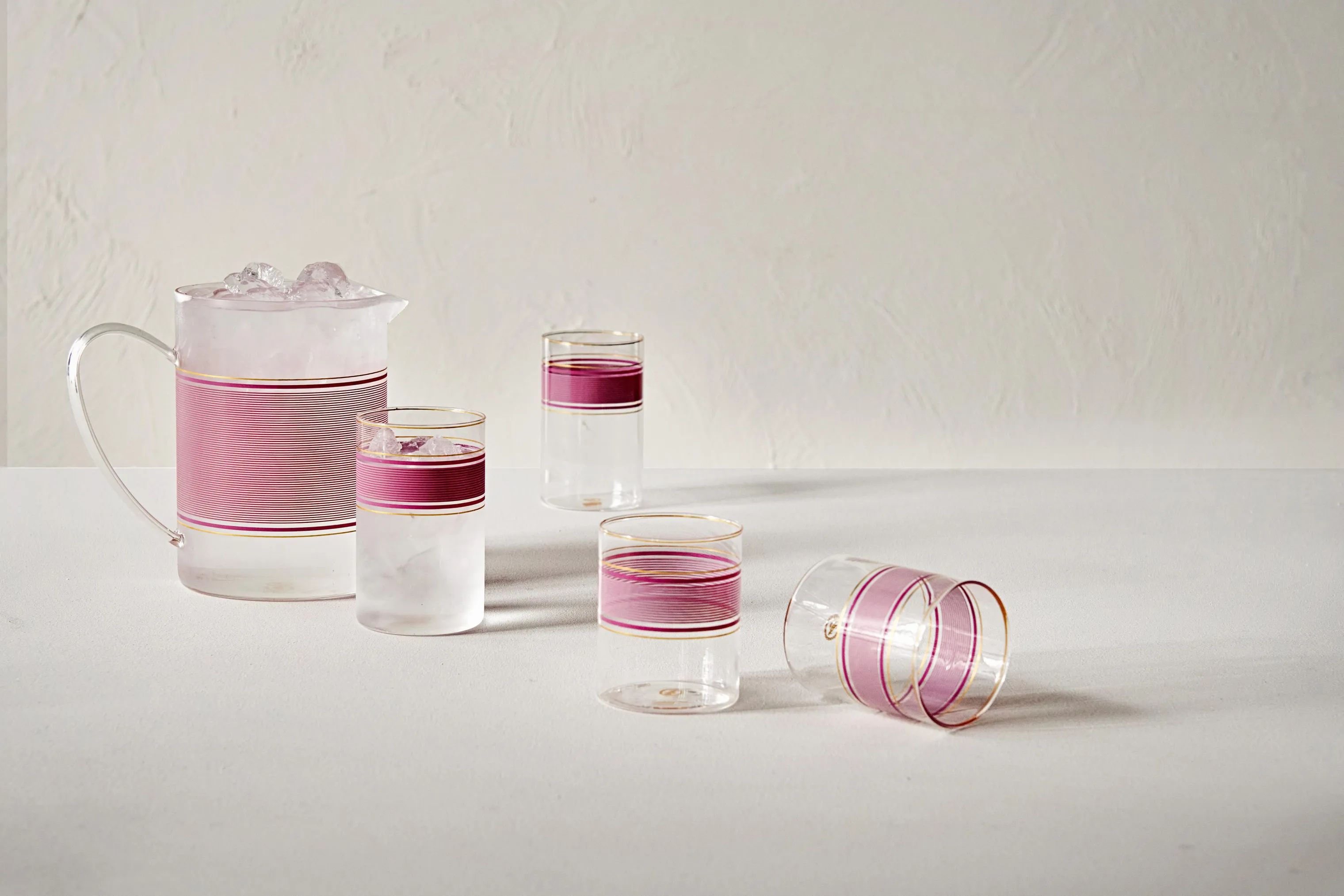 PIP Studio Vandglas PIP Chique Glas - 6 stk. i Pink, 2
