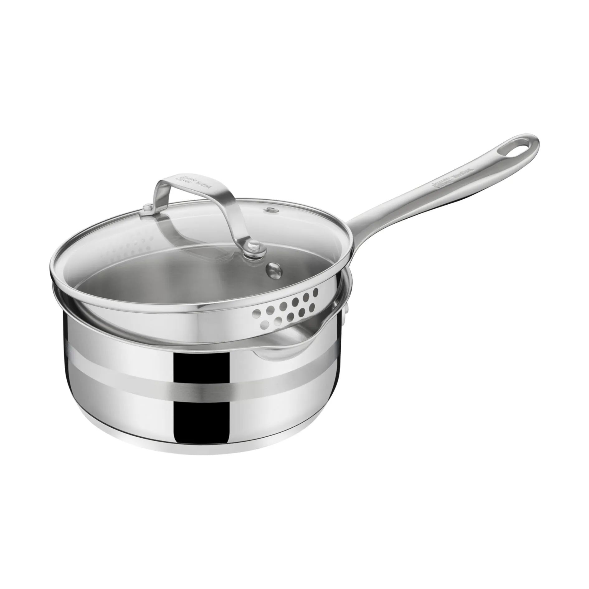Jamie Oliver by Tefal Grydesæt Cook Smart Grydesæt - 7 dele i Sølv, 5