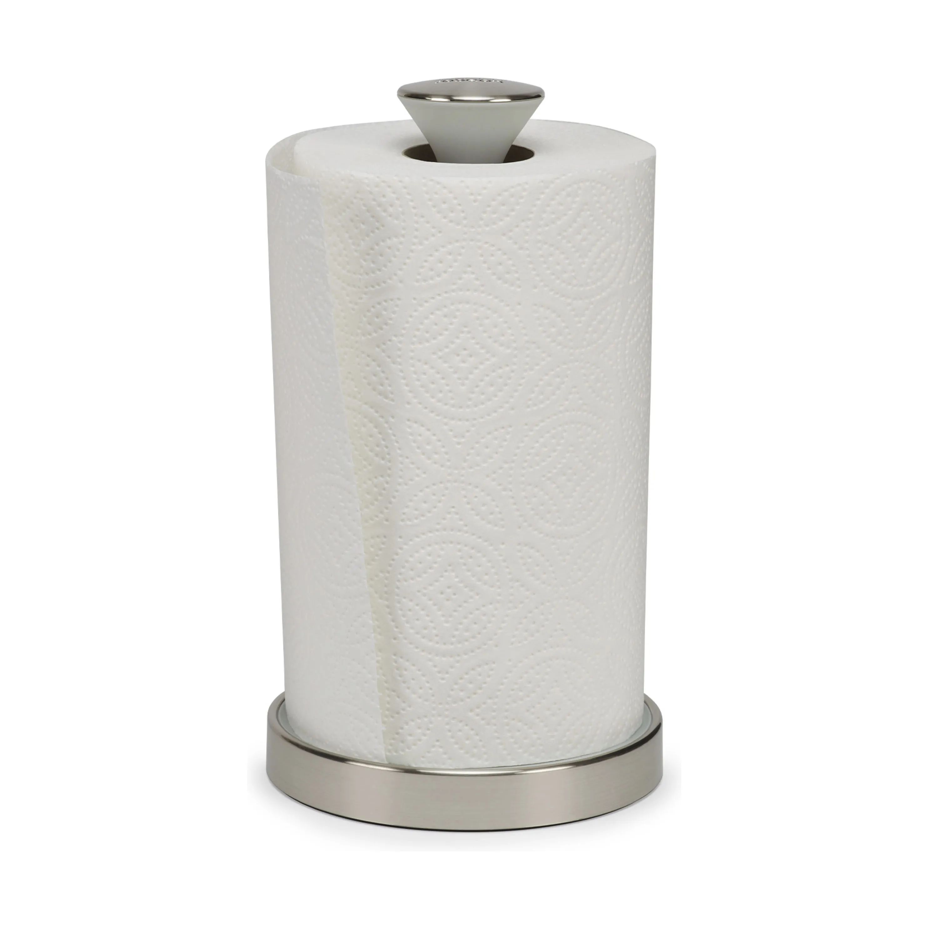 Joseph Joseph Køkkenrulleholdere Push&tear Køkkenrulleholder i Stone, 3