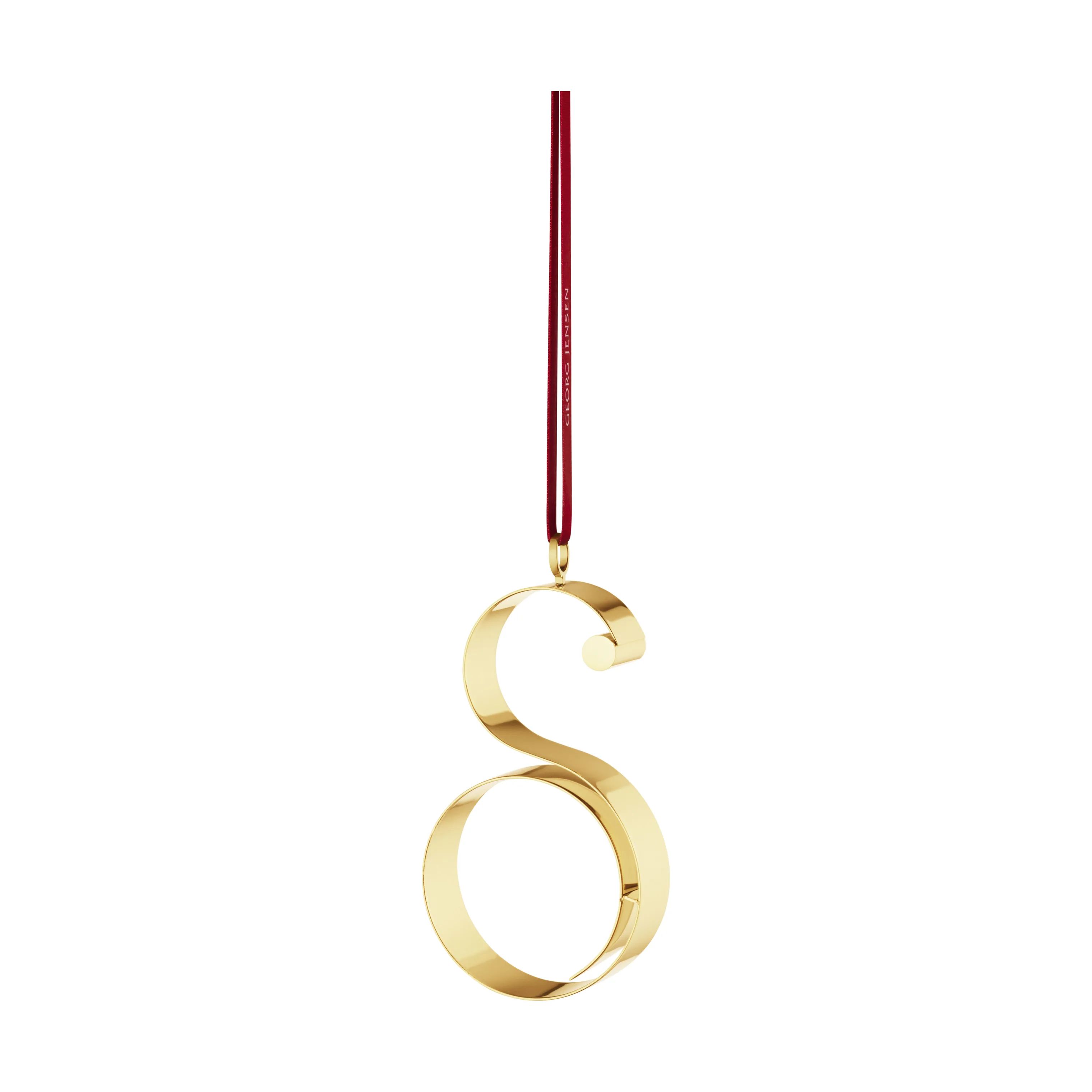 Georg Jensen Juleophæng Seasonal Christmas Collection Bogstavornament - S i S, 1
