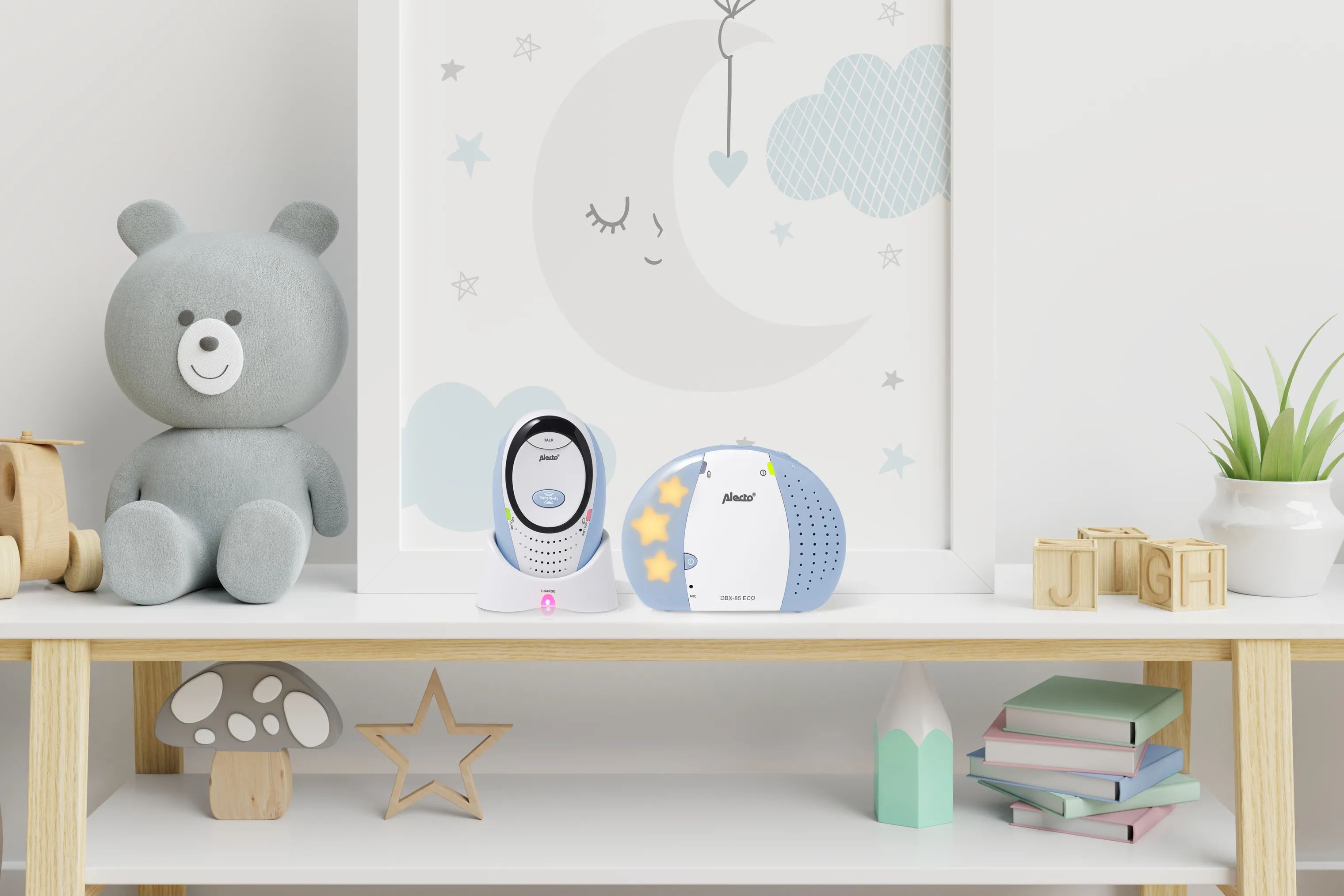 Alecto Baby Babyalarmer DBX-85 ECO Babyalarm i Hvid, 5