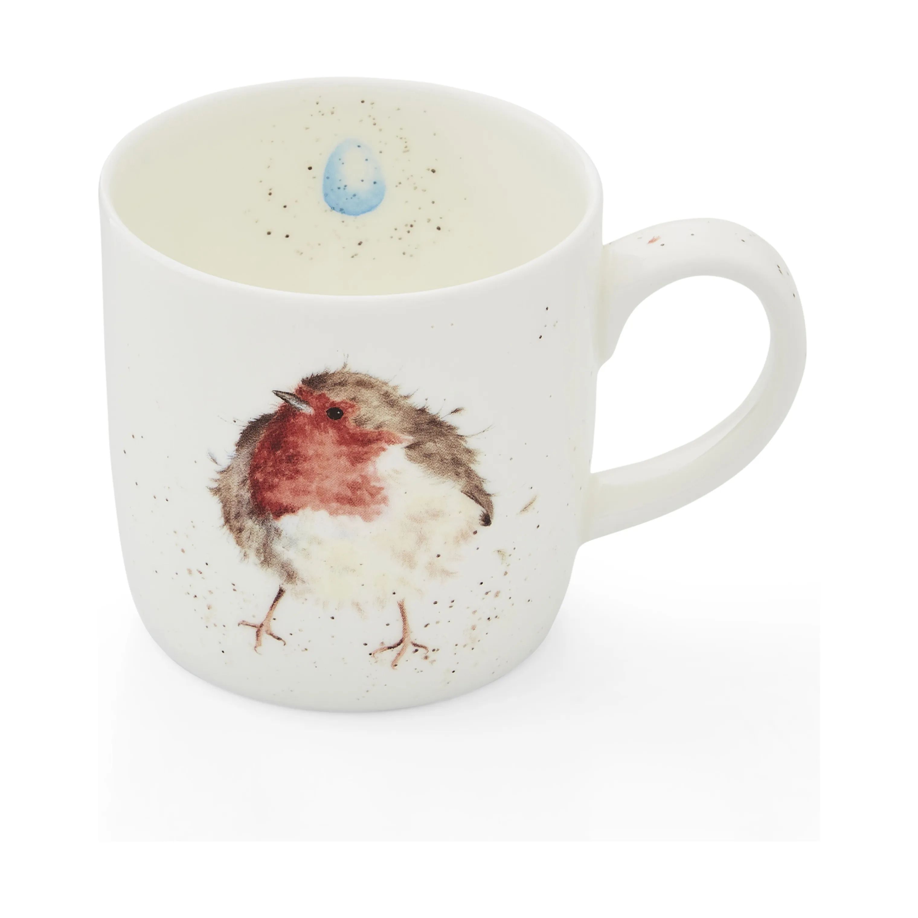 Royal Worcester Krus og kopper med hank Wrendale Krus - Garden friend i Rødhals, 1