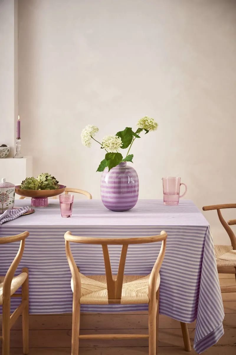PIP Studio Vaser Pip Studio Home Accessories Vase i Lilac Stripes, 3